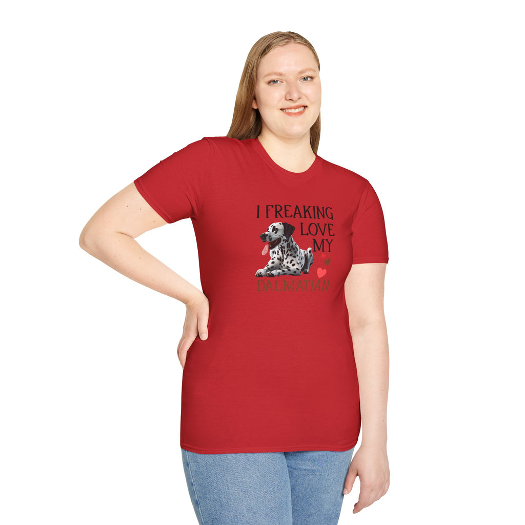 Love My Dalmatian- Unisex Softstyle T-Shirt