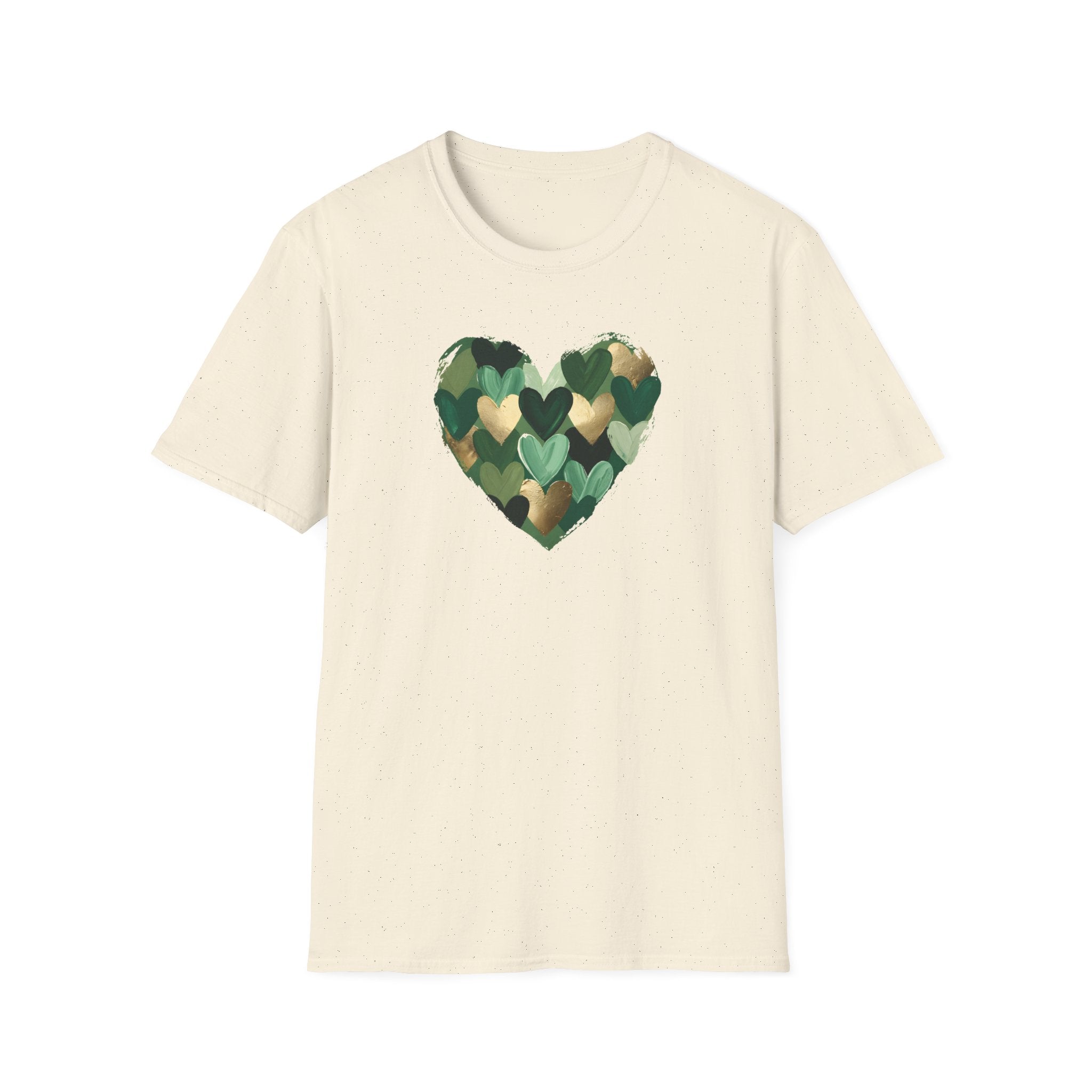 Painted Lucky Heart- Unisex Softstyle T-Shirt