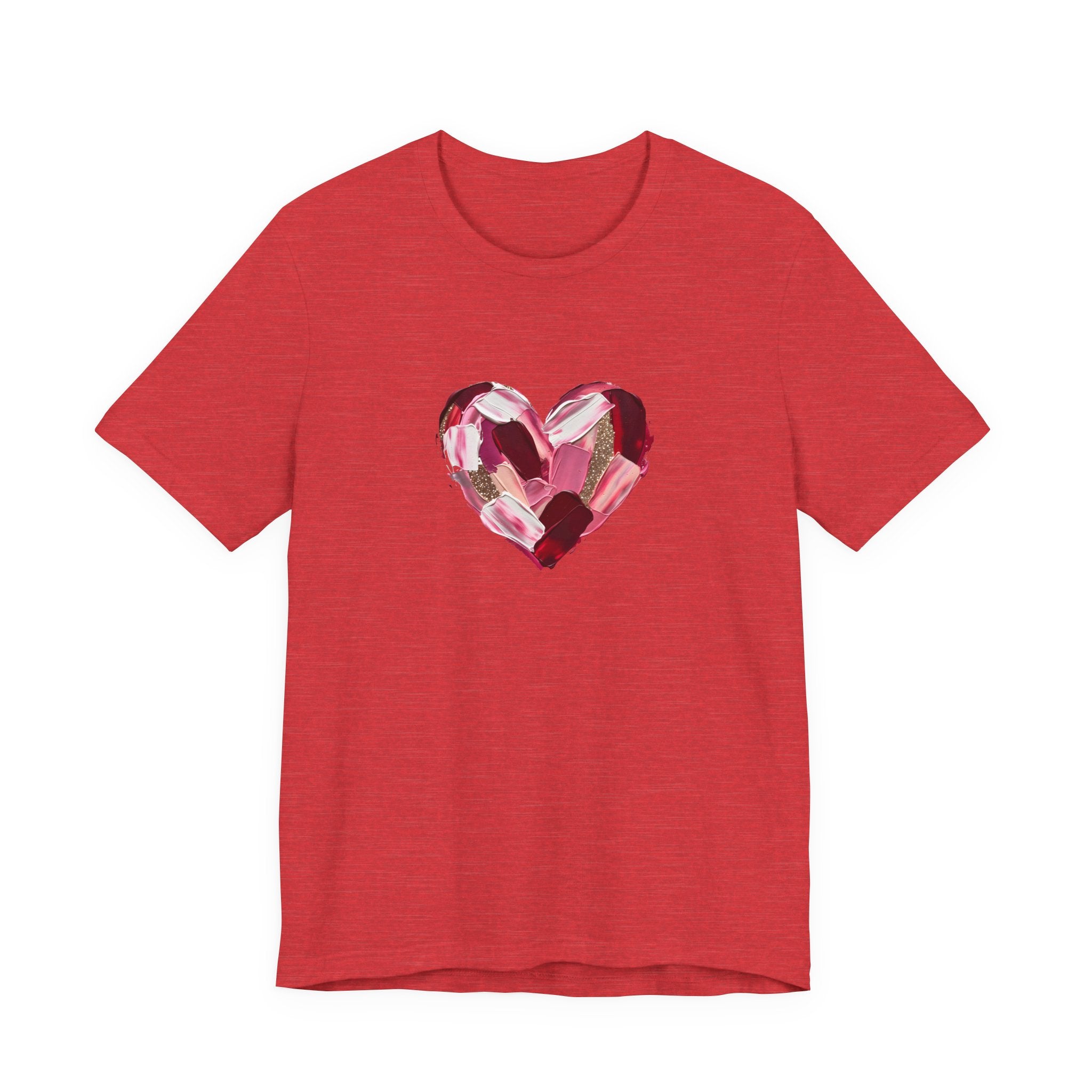 Painted Heart- Unisex Jersey Short Sleeve Tee