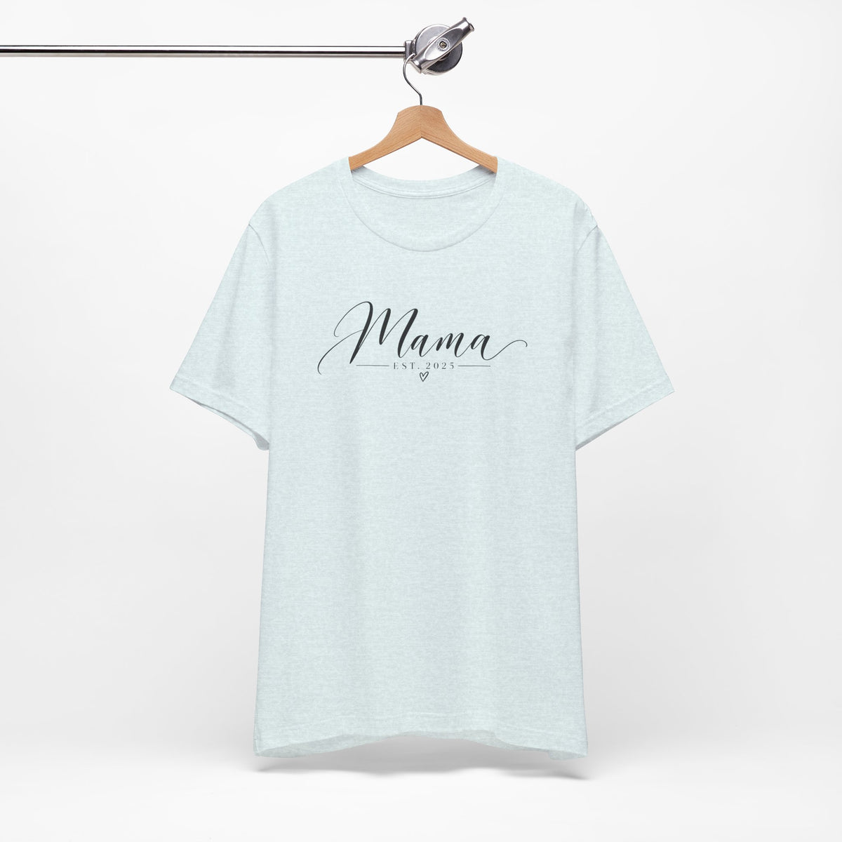 Mama Est. 2025 T-Shirt — Elegant Script Mama Tee