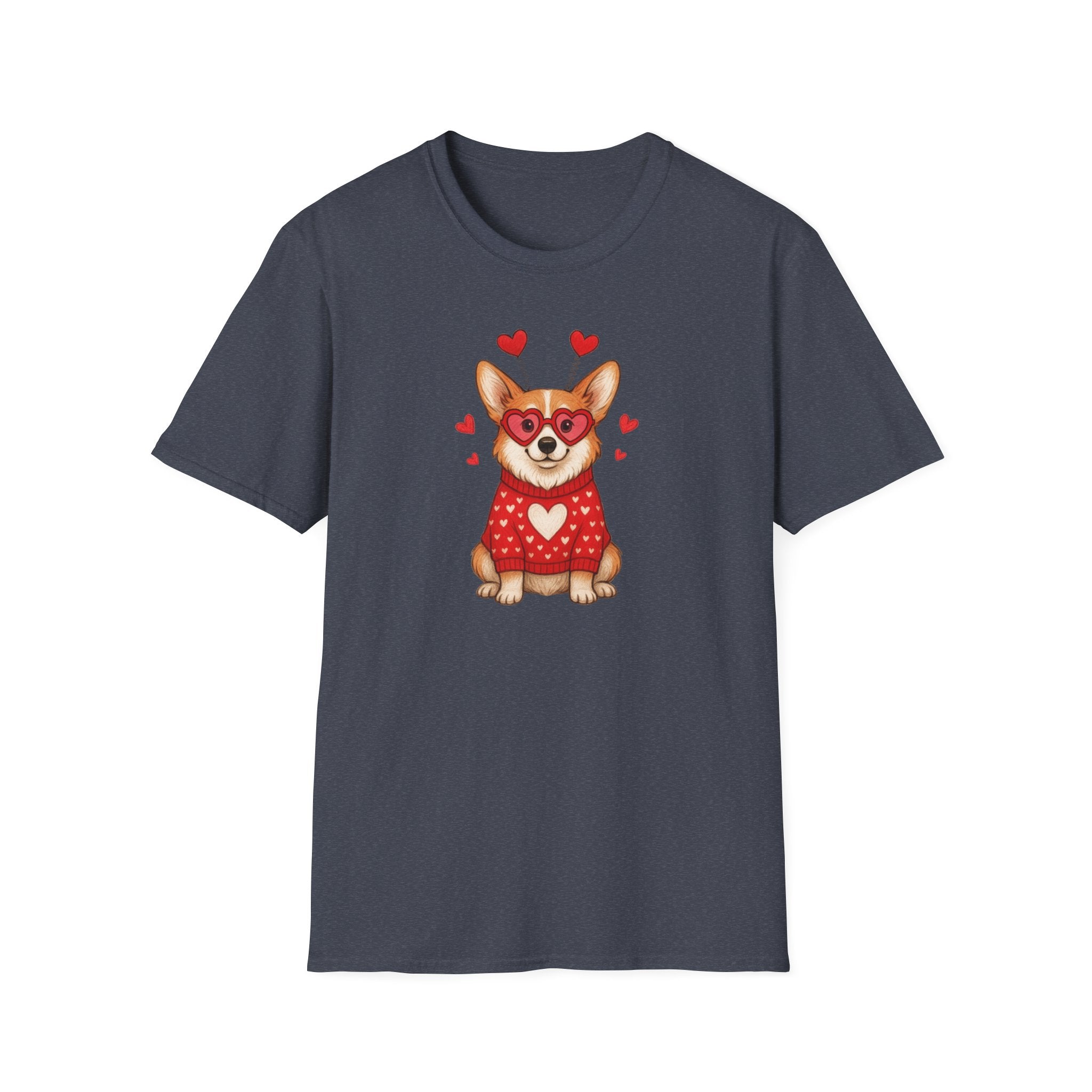 Love A Corgi- Unisex Softstyle T-Shirt