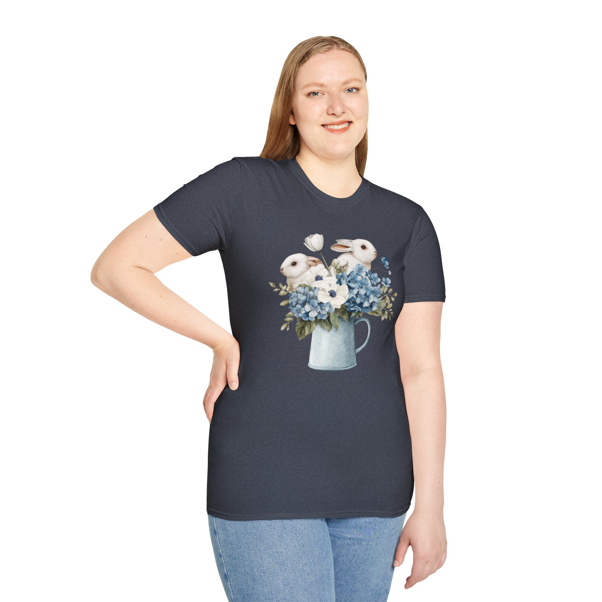 Pitcher of Bunnies- Unisex Softstyle T-Shirt