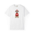 Dalmatian with glasses- Unisex Garment-Dyed T-shirt