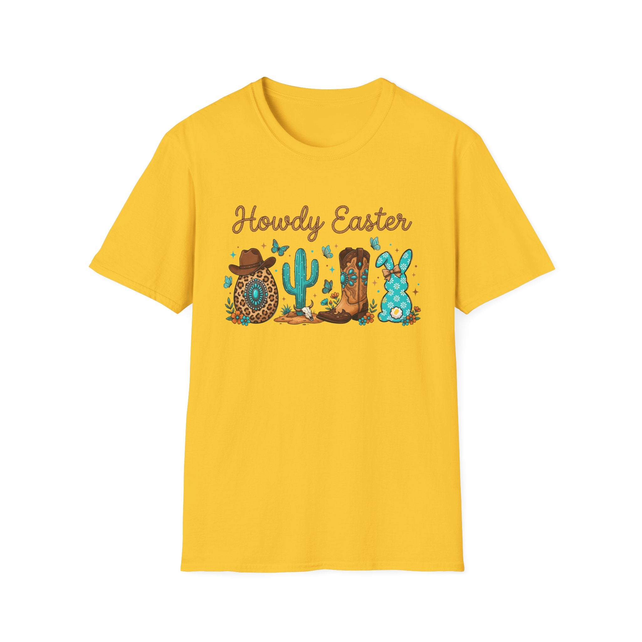 Howdy Easter- Unisex Softstyle T-Shirt