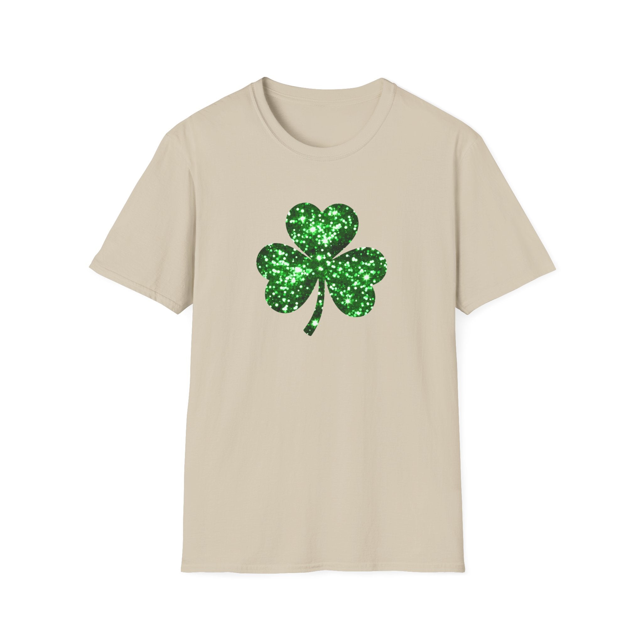 3 leaf clover- Unisex Softstyle T-Shirt