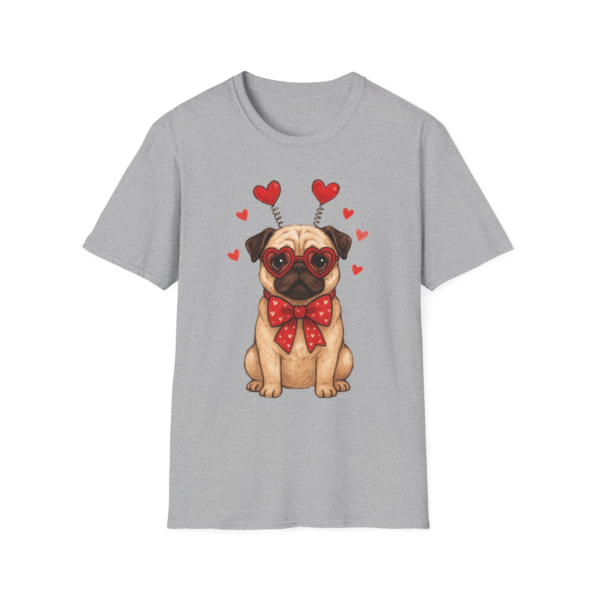 Pug Love- Unisex Softstyle T-Shirt