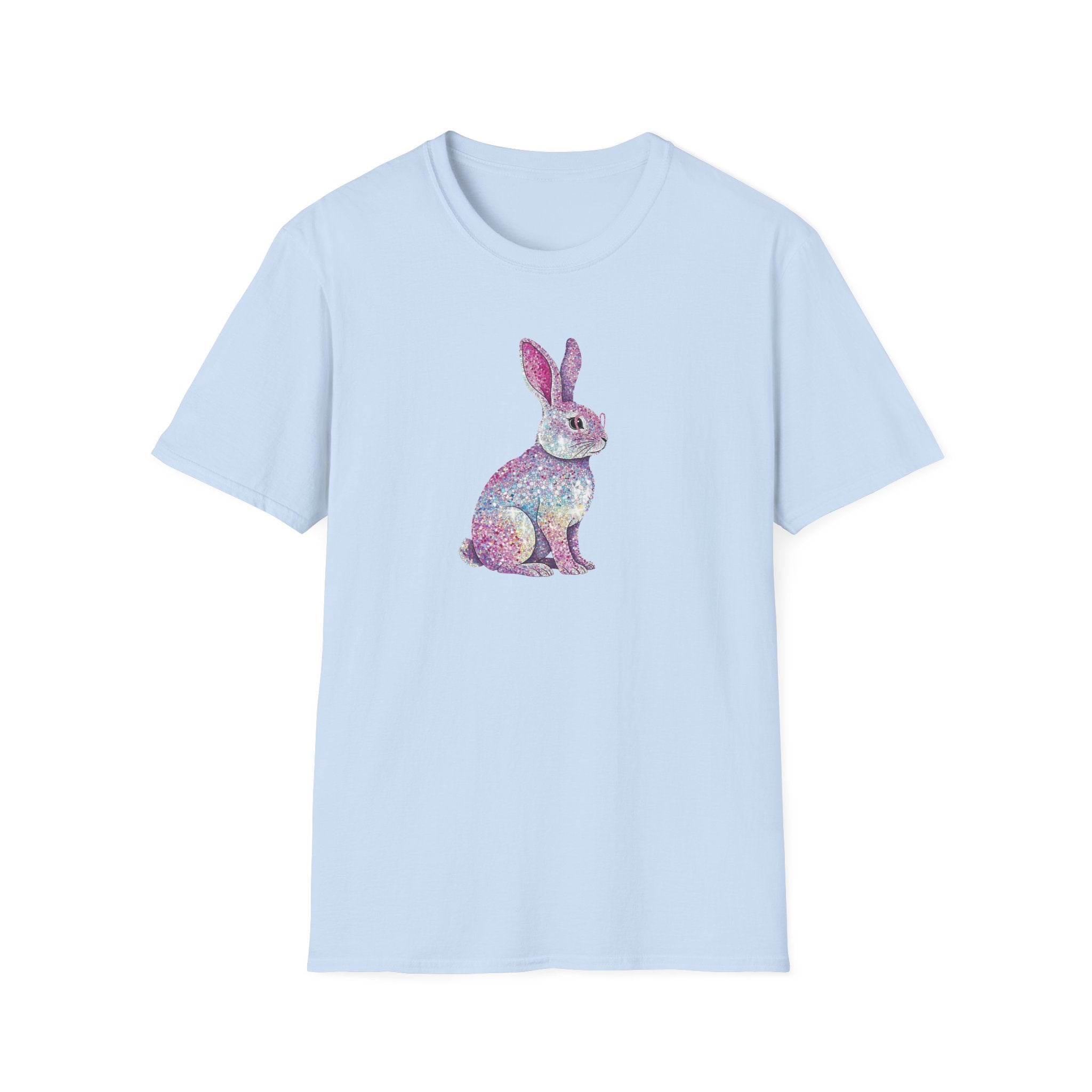Glitter Bunny- Unisex Softstyle T-Shirt