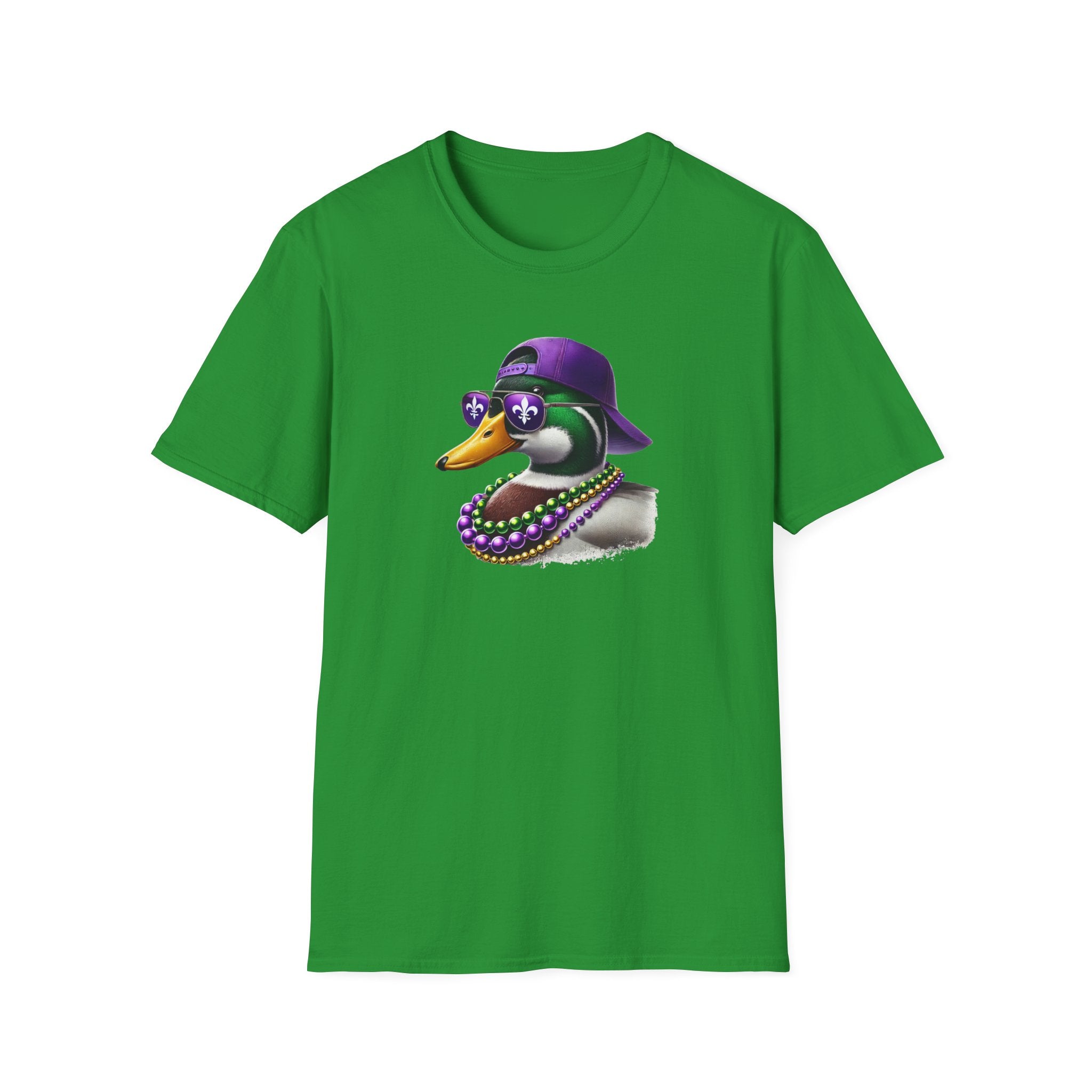 Ducking Mardi Gras- Unisex Softstyle T-Shirt