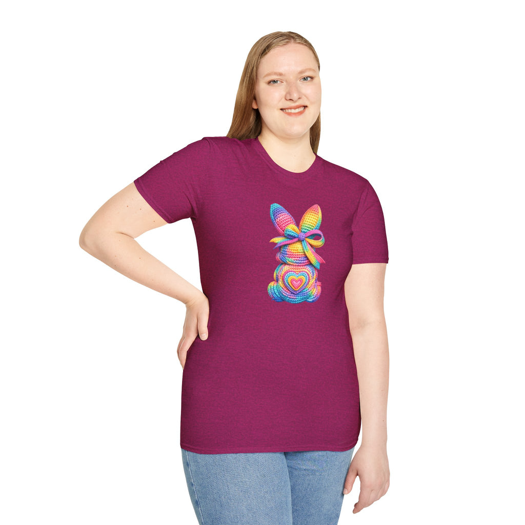 Tie Dye Bunny- Unisex Softstyle T-Shirt