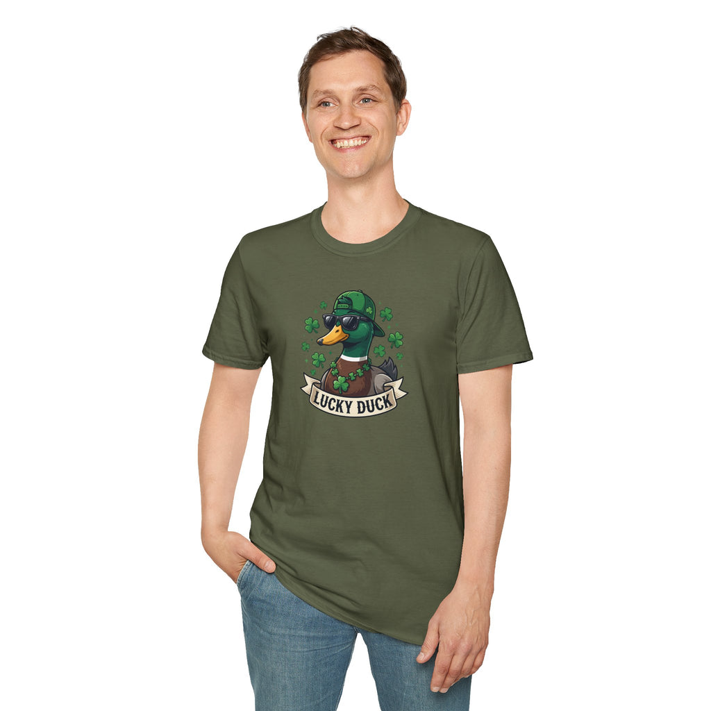 Lucky Duck- Unisex Softstyle T-Shirt