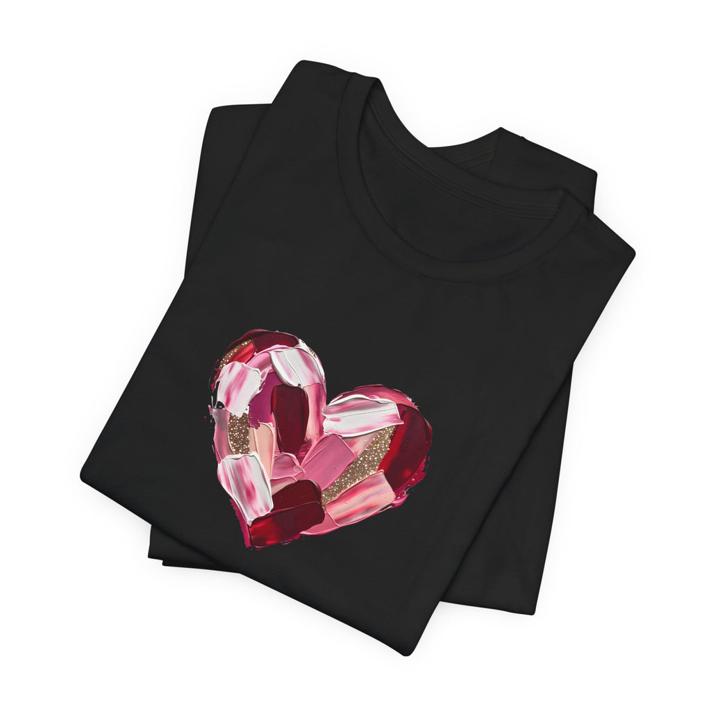 Painted Heart- Unisex Jersey Short Sleeve Tee
