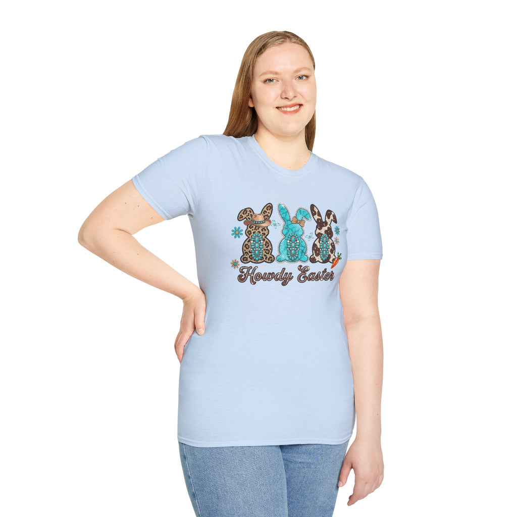 Howdy Easter- Unisex Softstyle T-Shirt