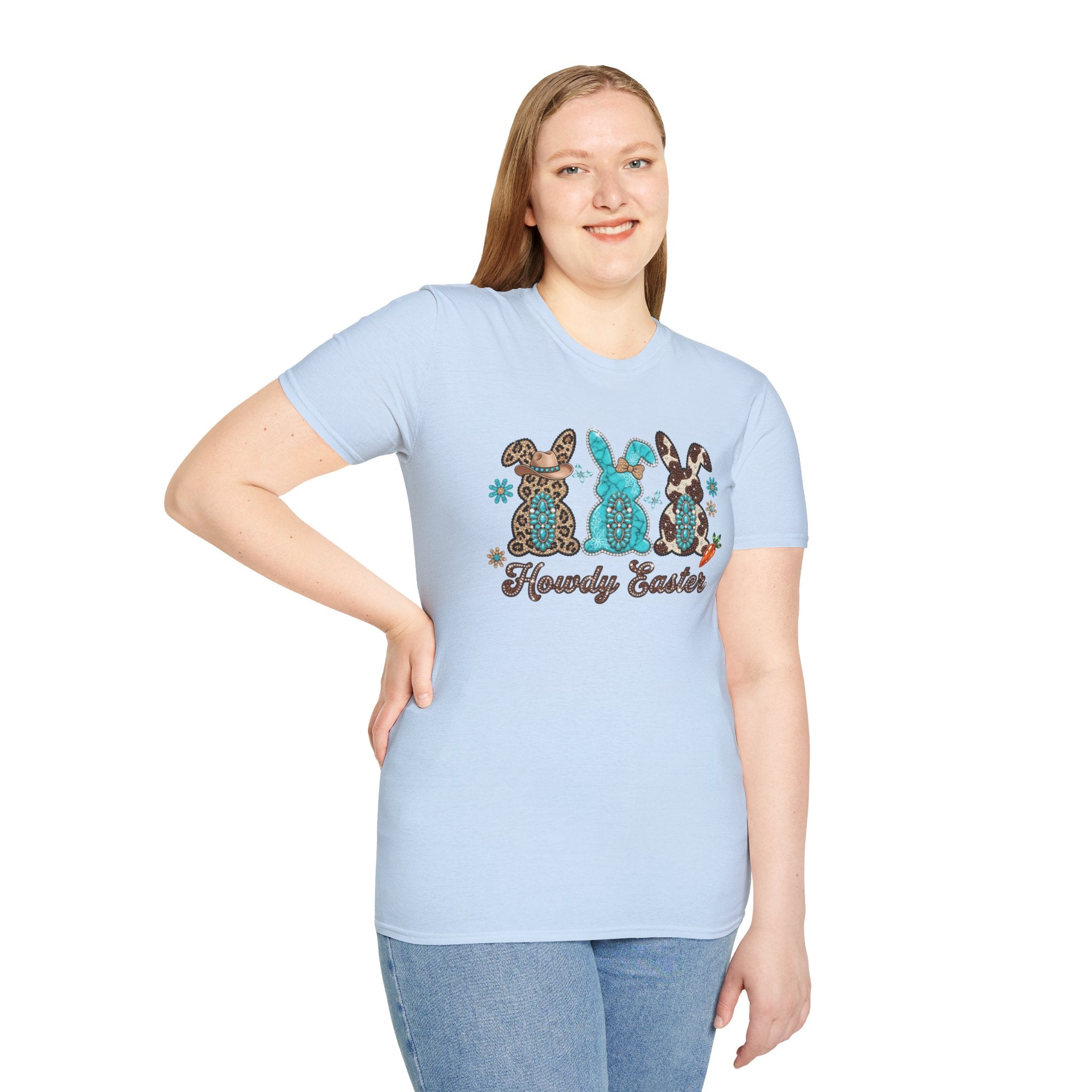 Howdy Easter- Unisex Softstyle T-Shirt