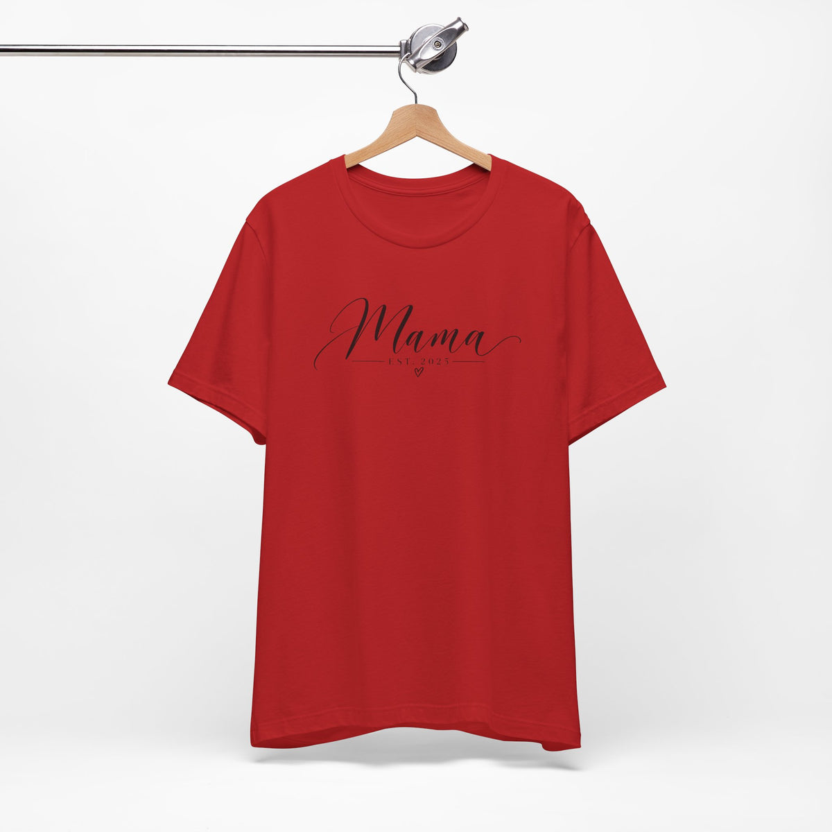 Mama Est. 2025 T-Shirt — Elegant Script Mama Tee