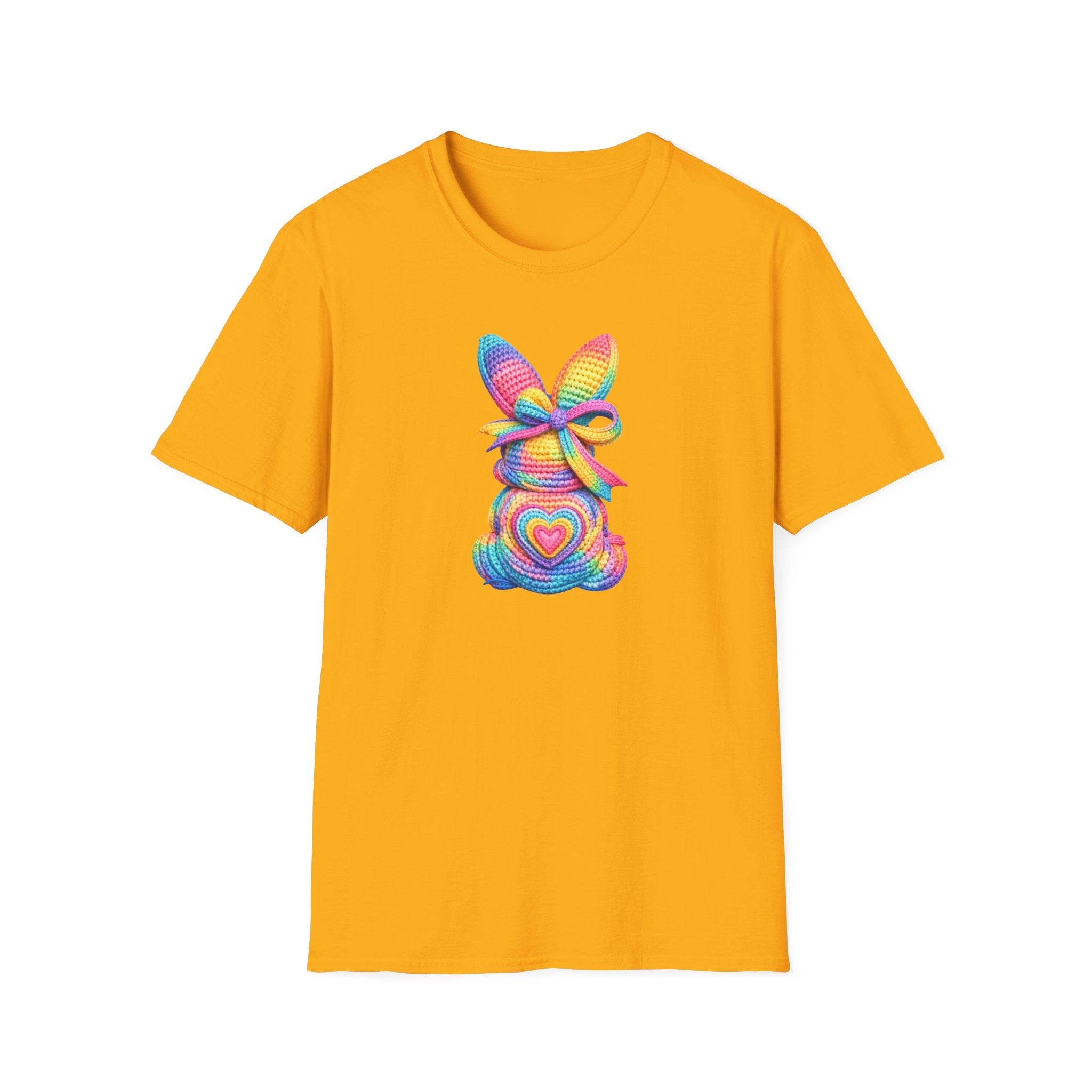 Tie Dye Bunny- Unisex Softstyle T-Shirt