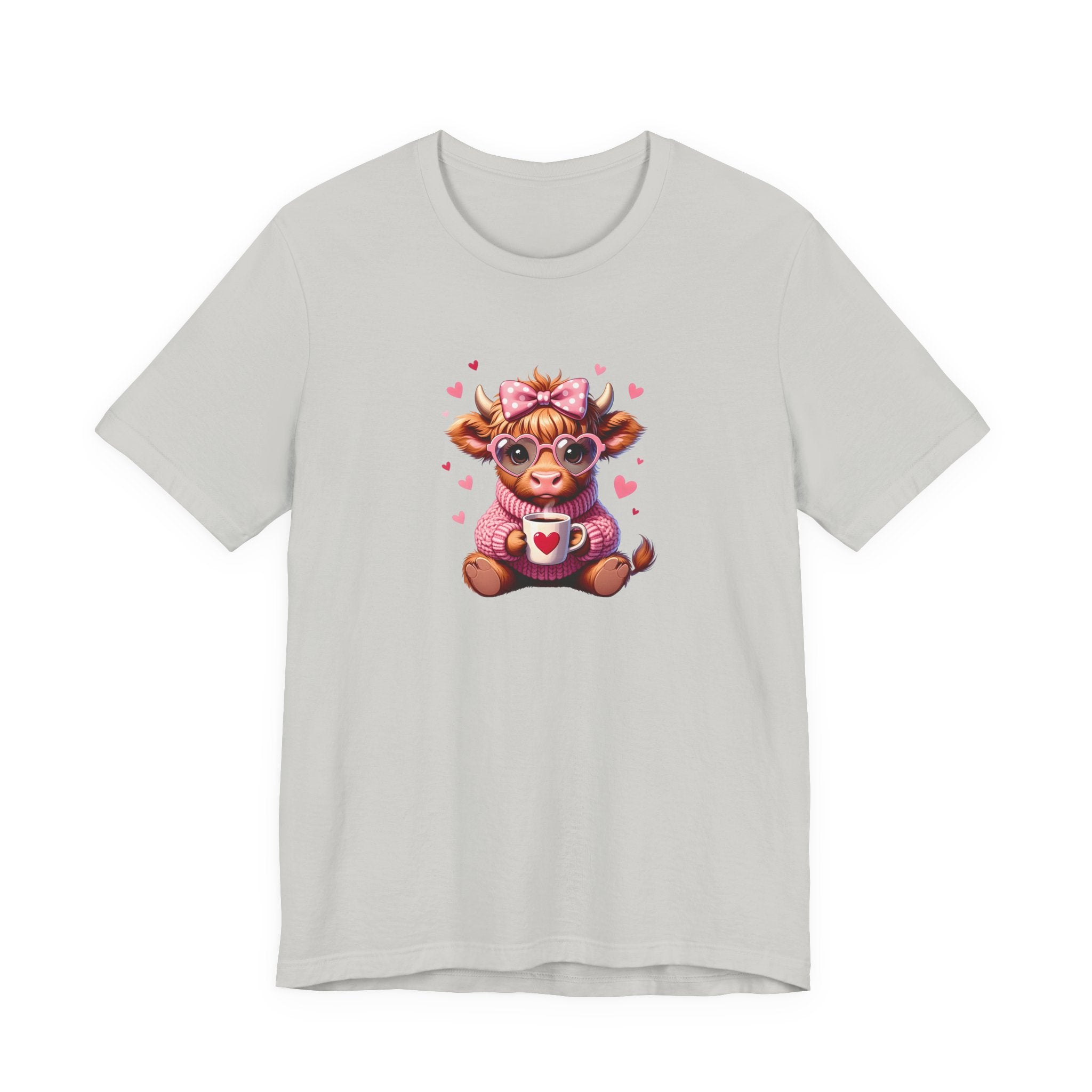 Highland Cow- Unisex Jersey Short Sleeve Tee