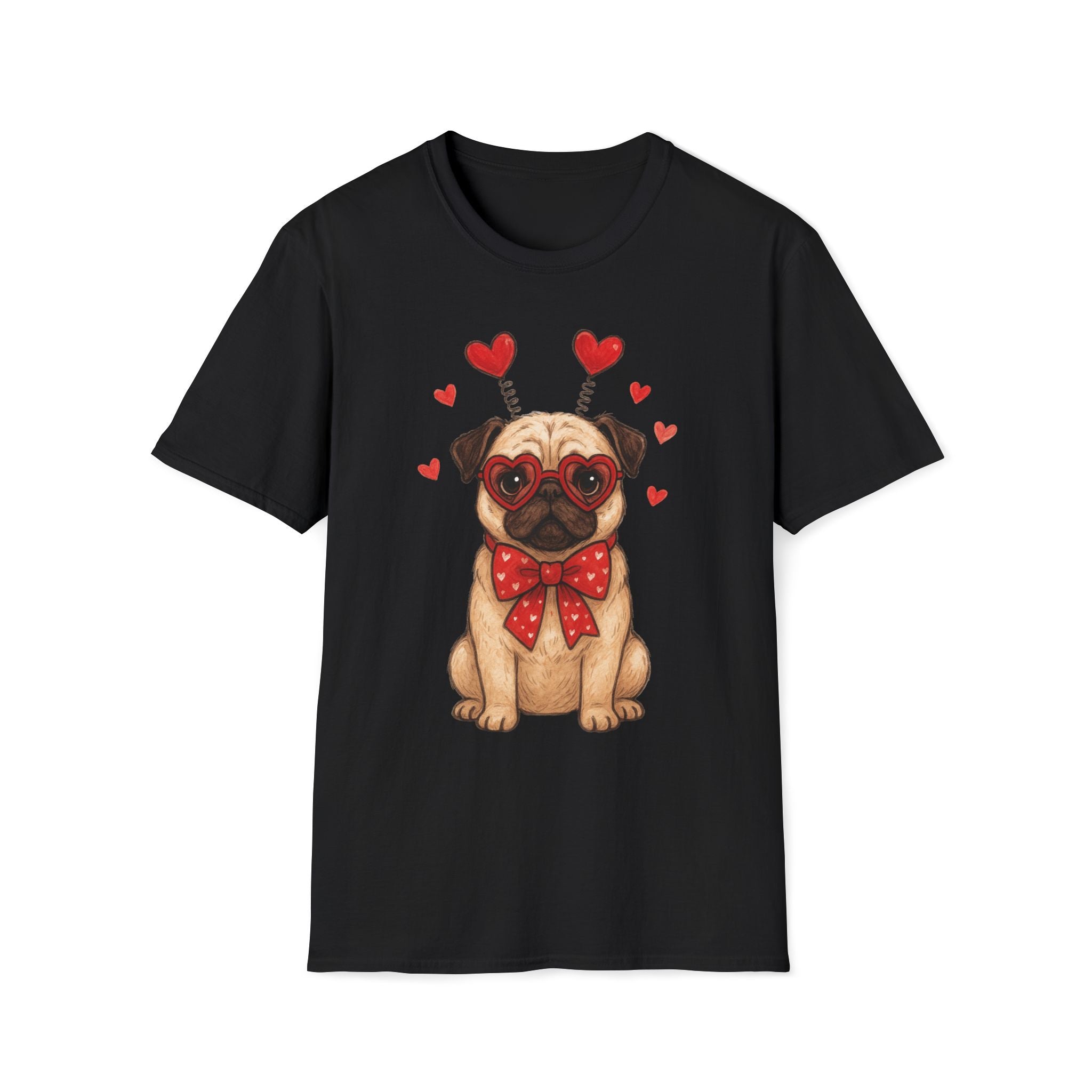 Pug Love- Unisex Softstyle T-Shirt