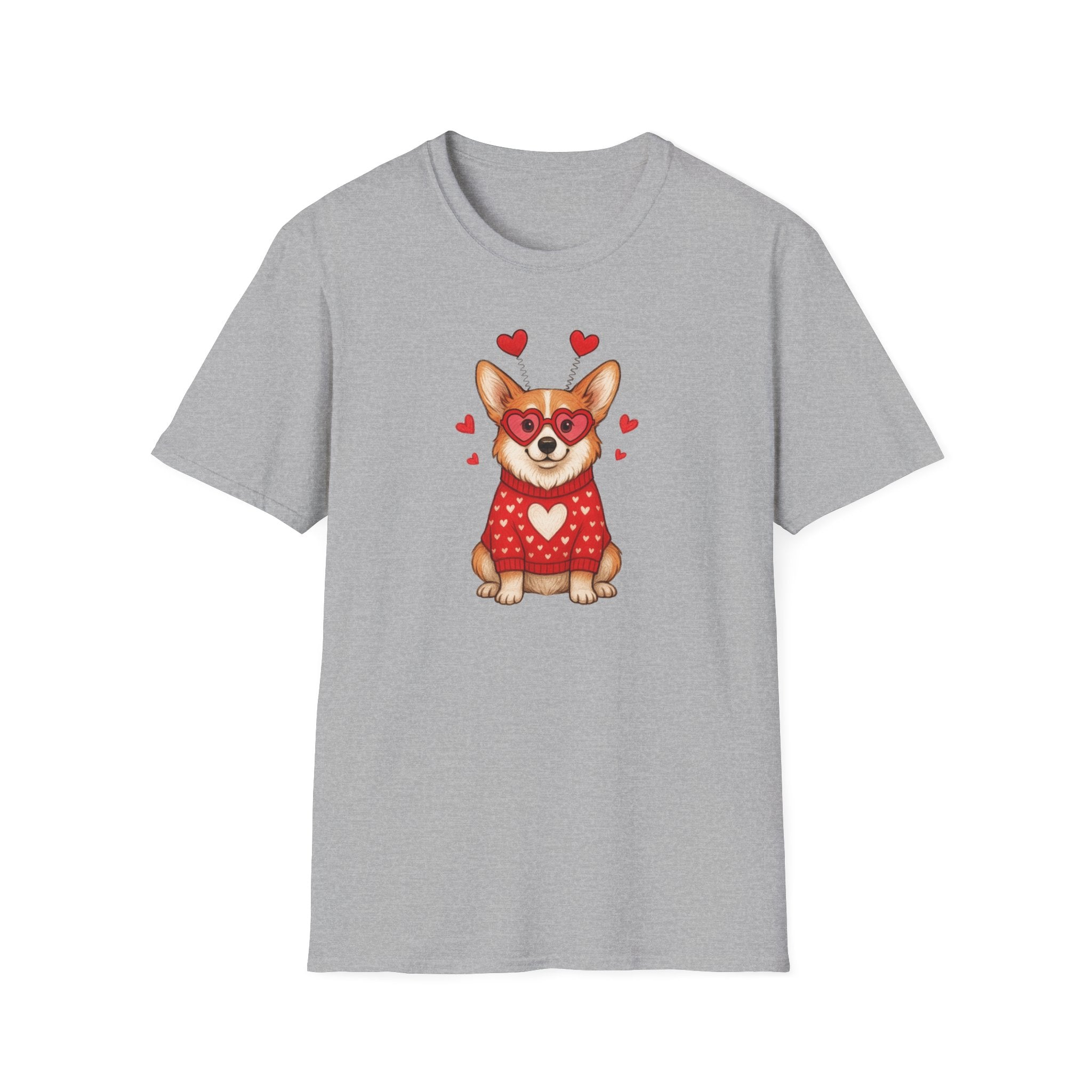Love A Corgi- Unisex Softstyle T-Shirt