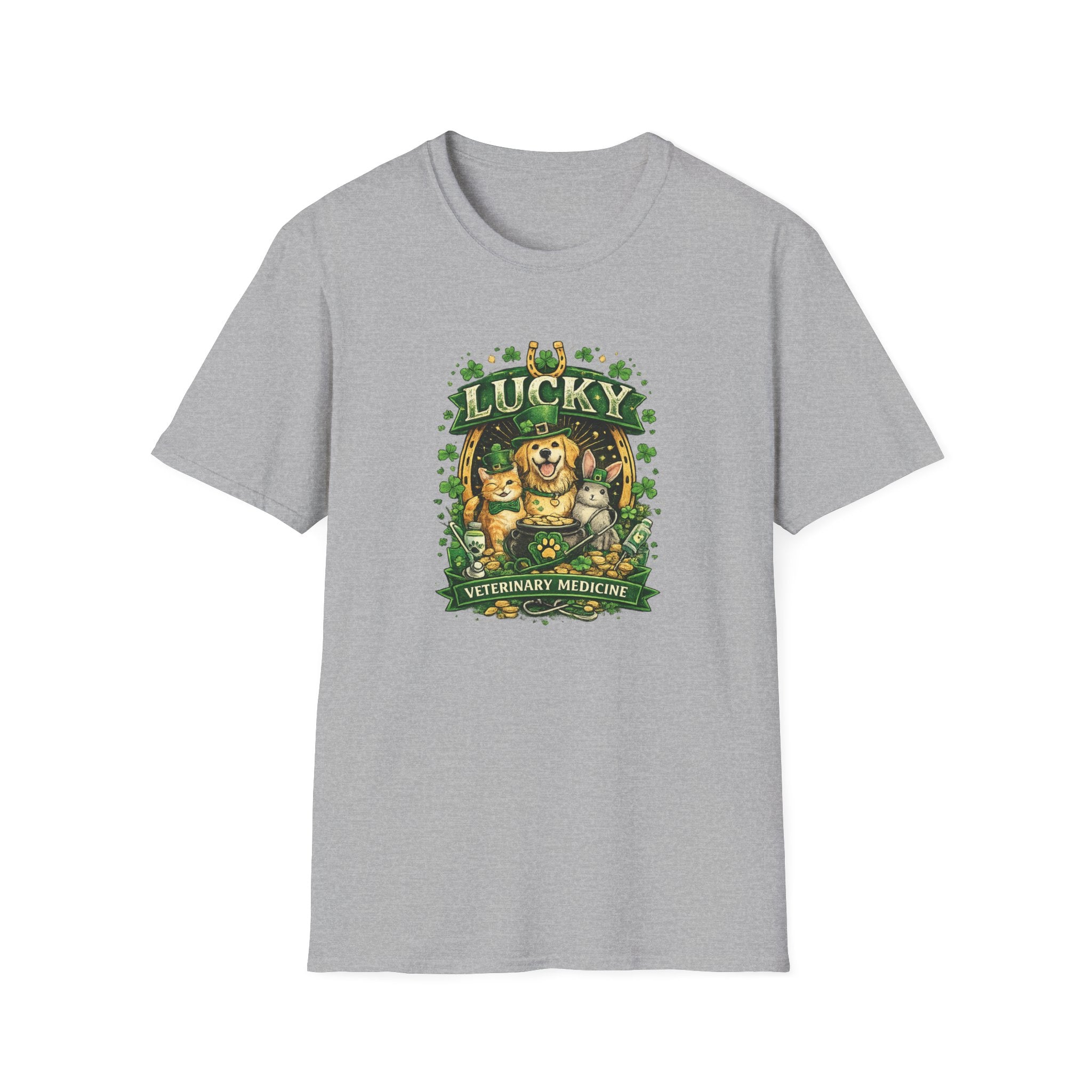 Lucky Vet Medicine- Unisex Softstyle T-Shirt