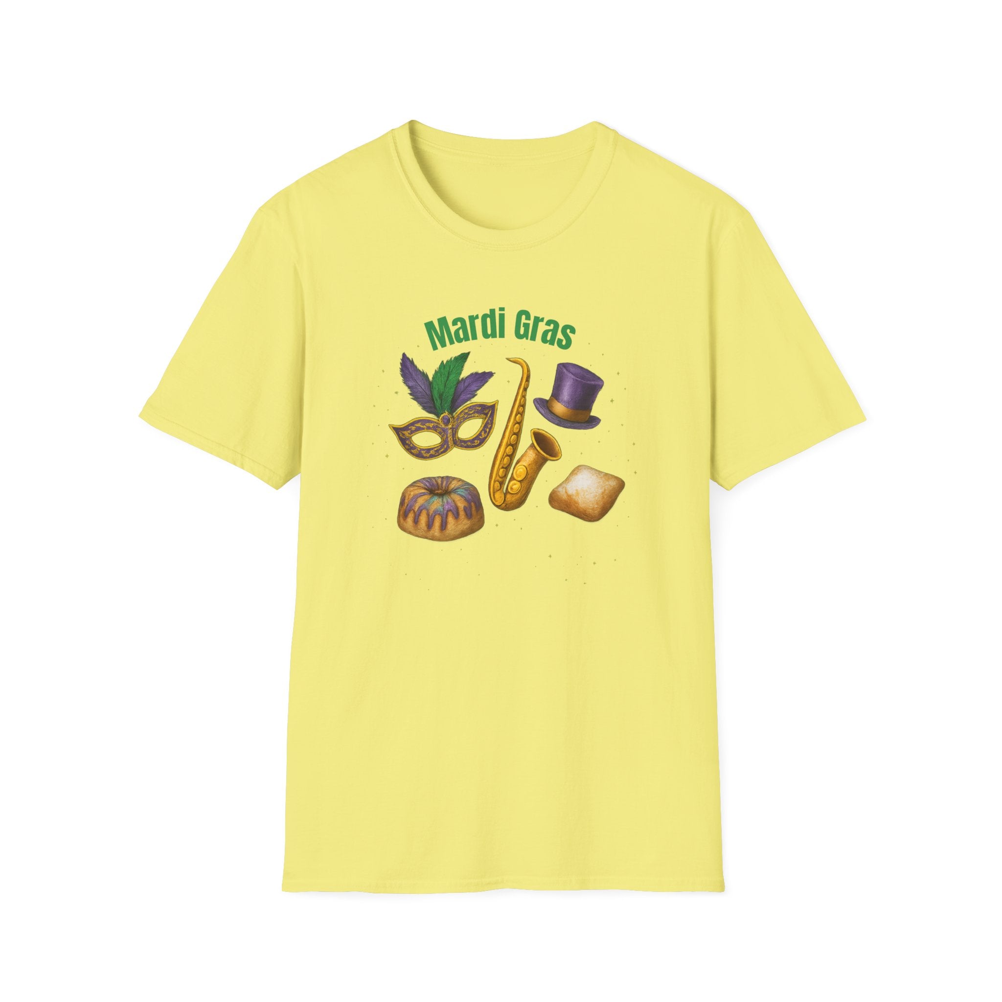 Mardi Gras Finest Items- Unisex Softstyle T-Shirt