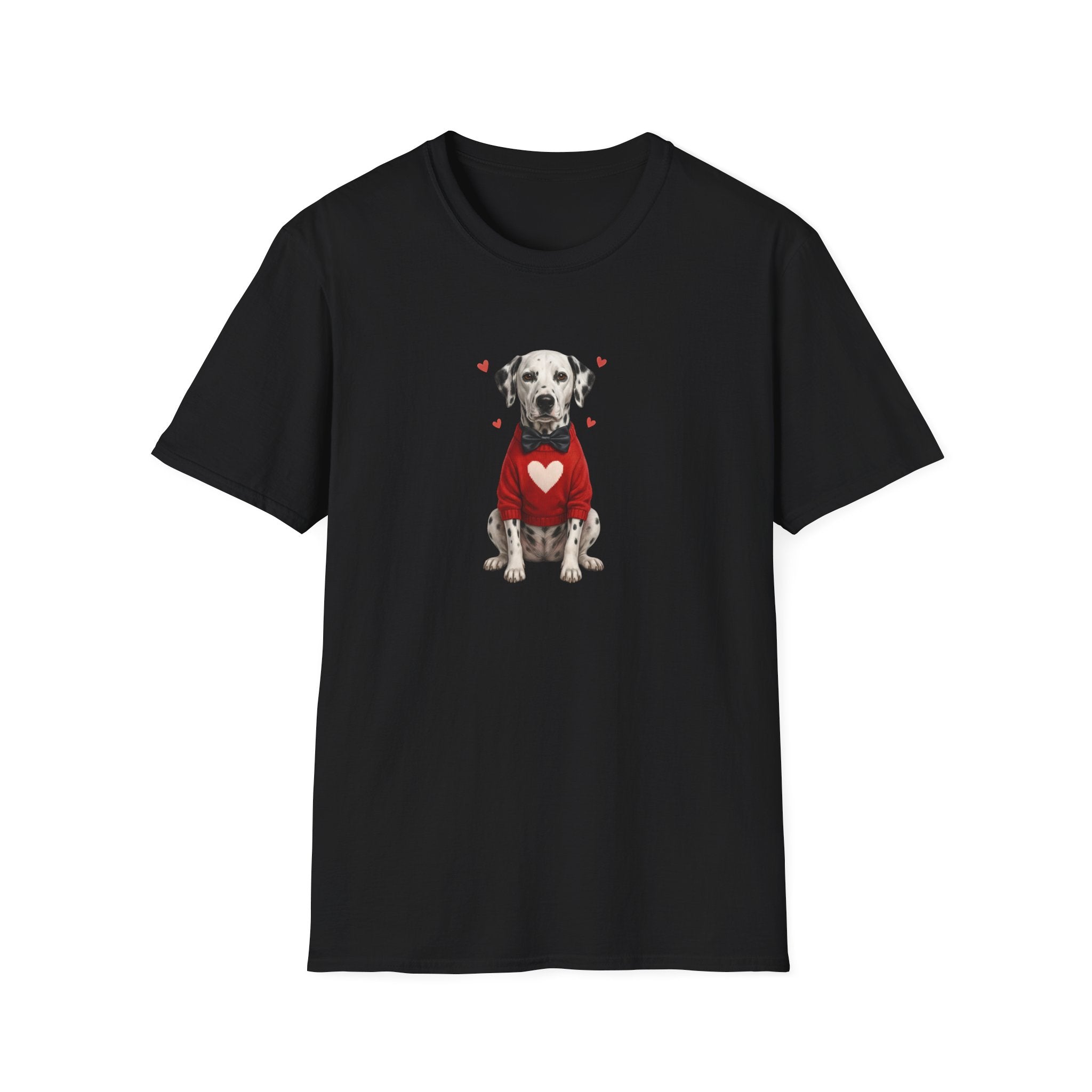 Dalmatian Bowtie- Unisex Softstyle T-Shirt
