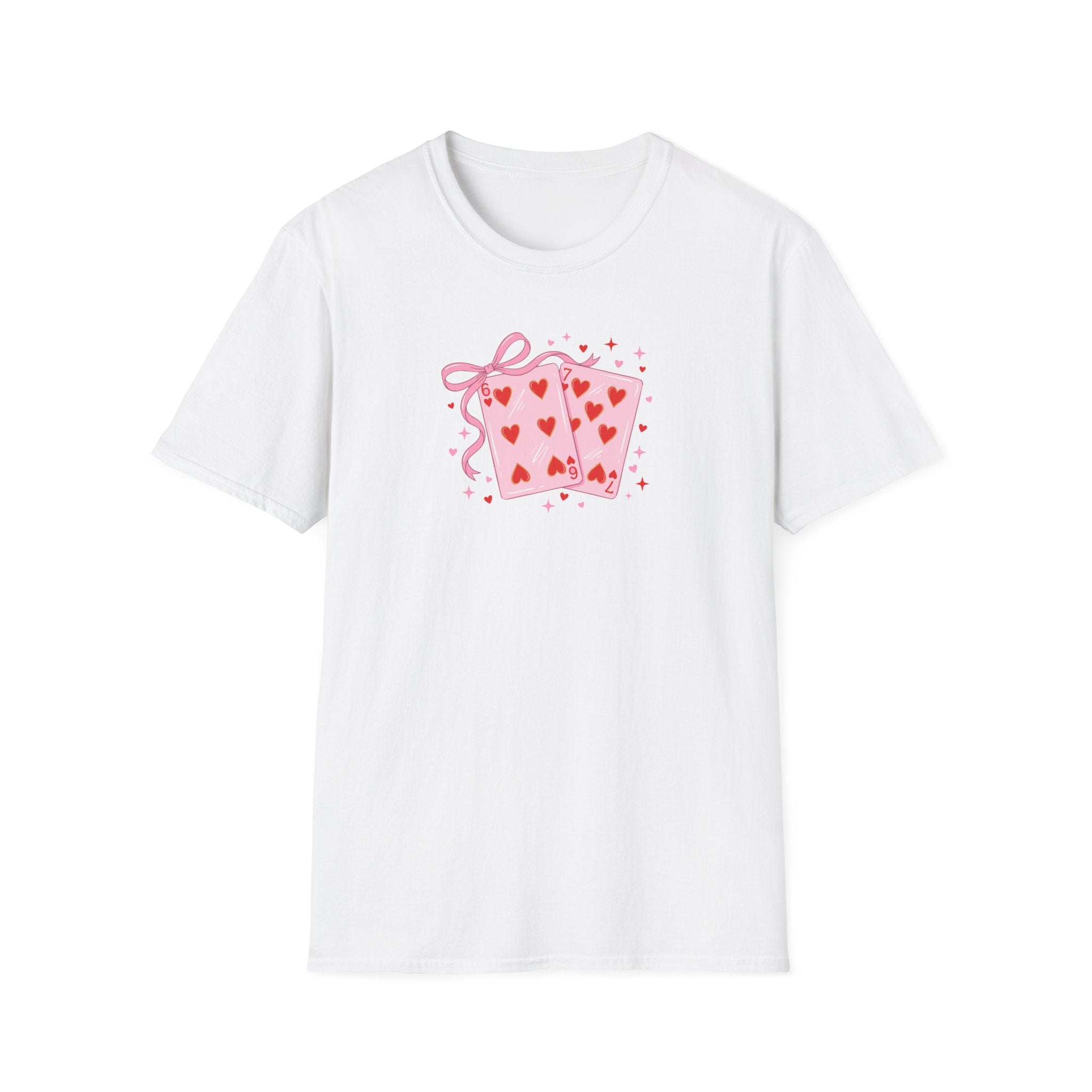 6 7 Cards- Unisex Softstyle T-Shirt
