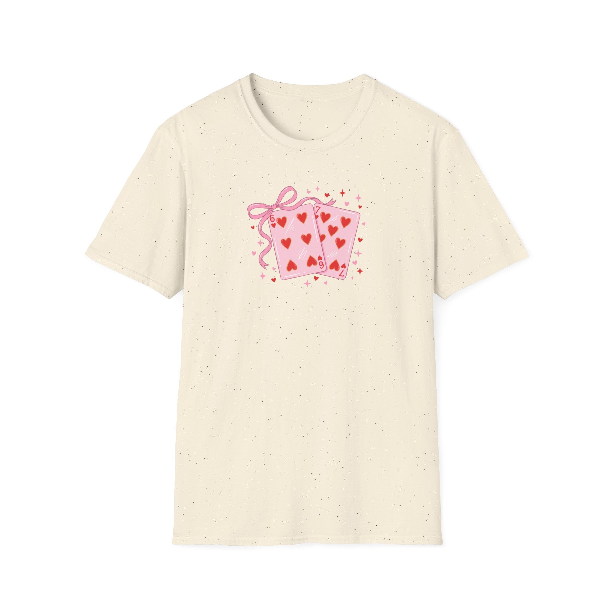 6 7 Cards- Unisex Softstyle T-Shirt