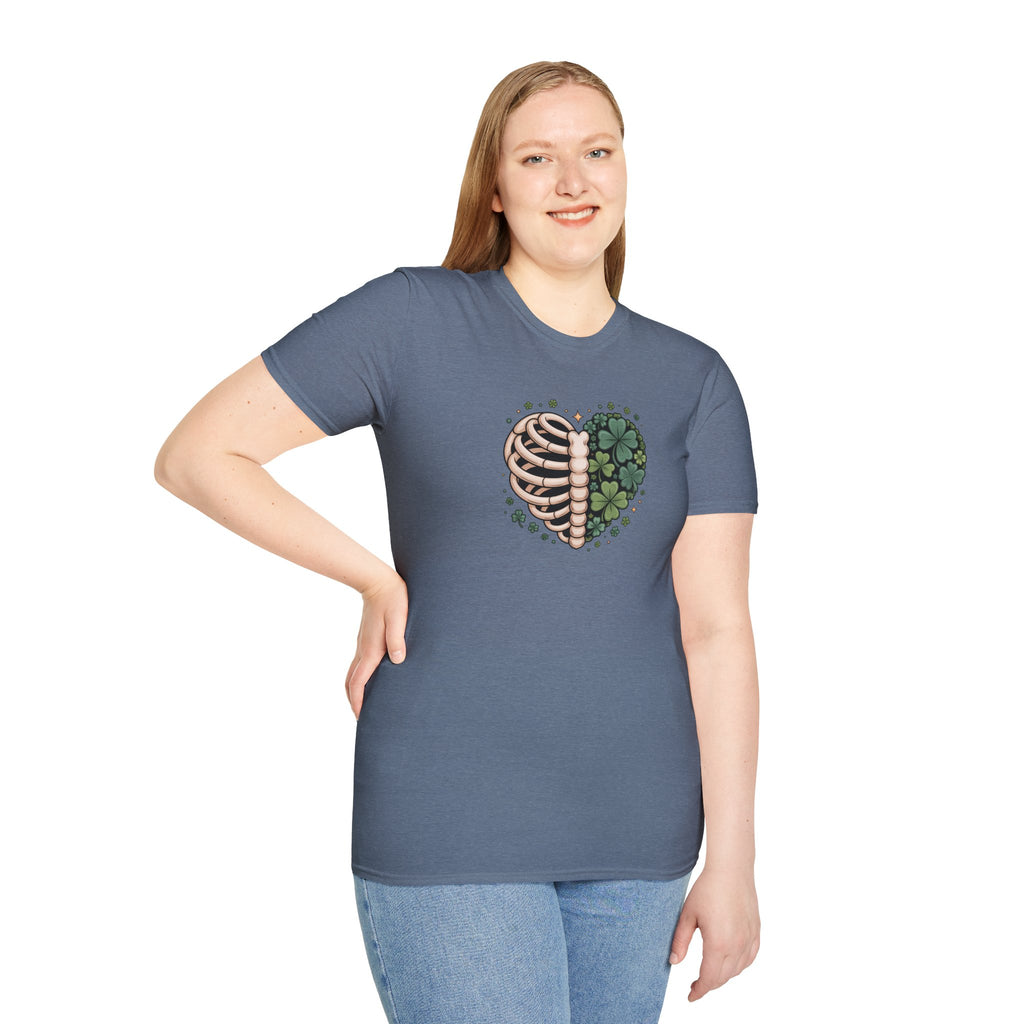 Rib Cage Shamrocks- Unisex Softstyle T-Shirt