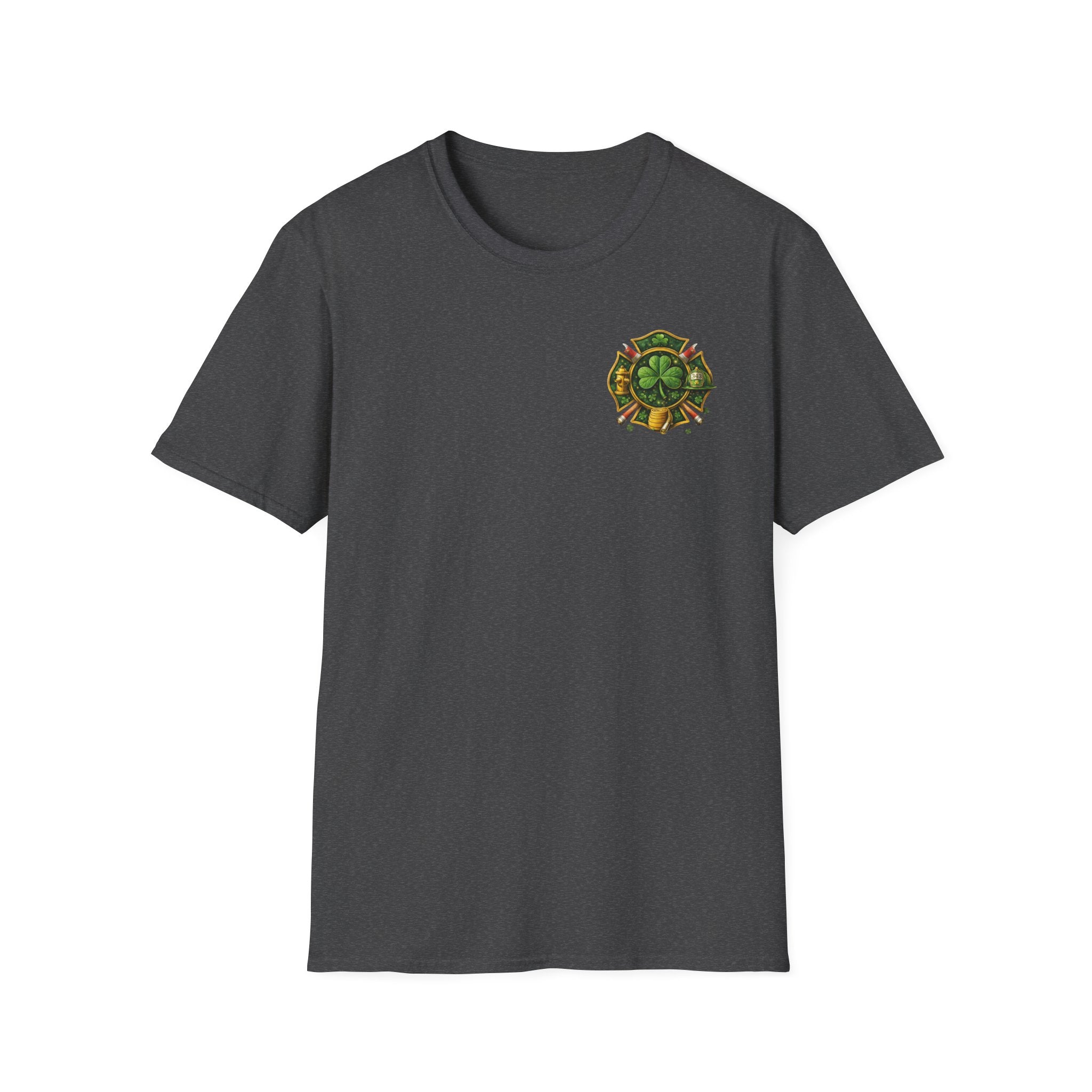 Lucky Firefighter- Unisex Softstyle T-Shirt