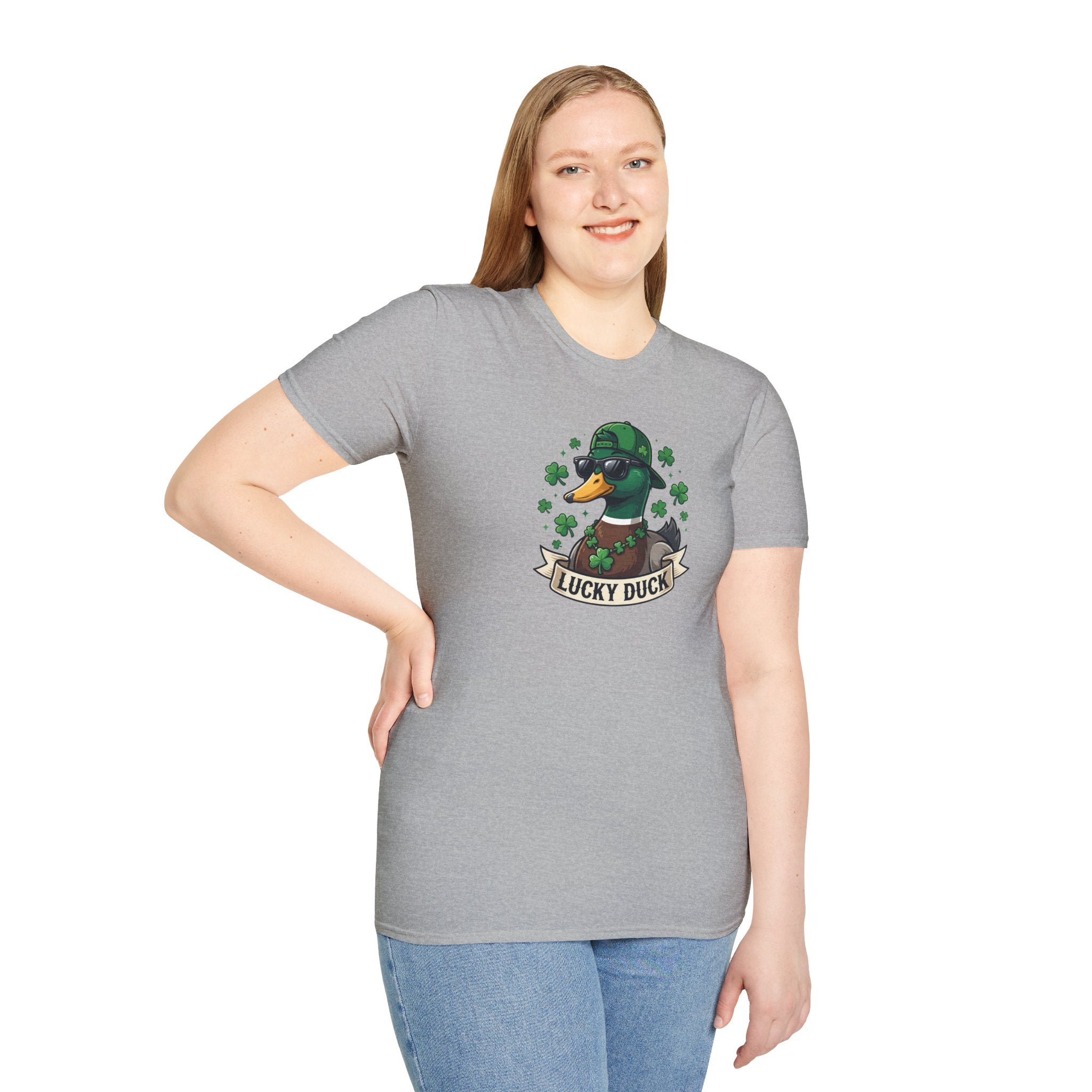 Lucky Duck- Unisex Softstyle T-Shirt