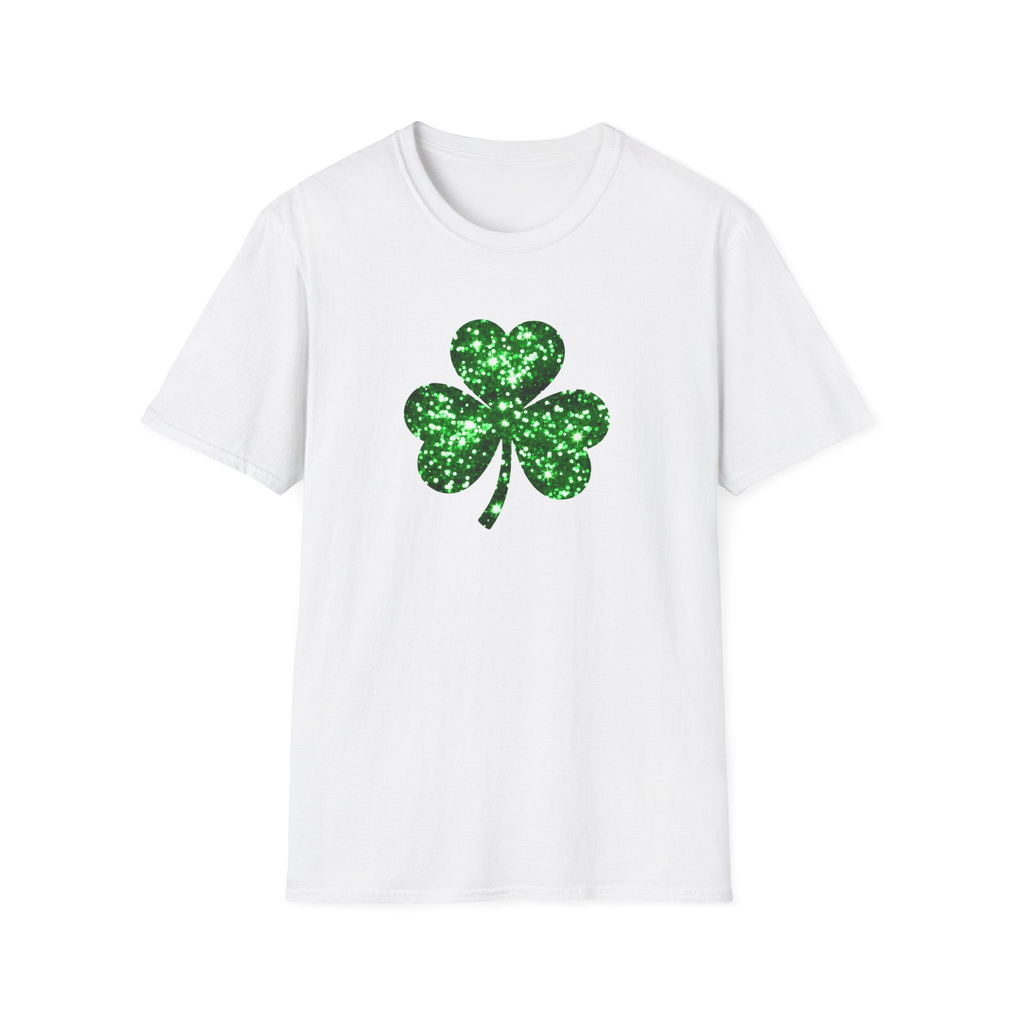 3 leaf clover- Unisex Softstyle T-Shirt