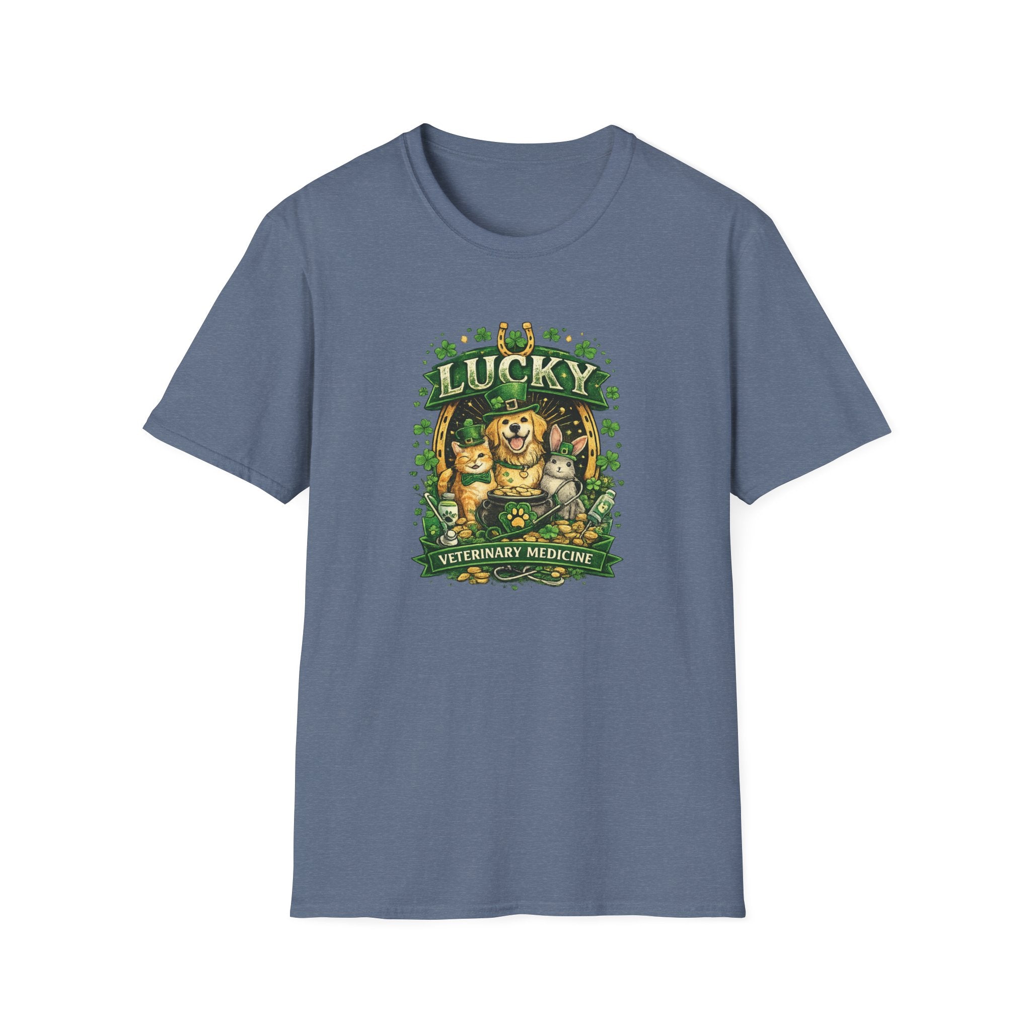 Lucky Vet Medicine- Unisex Softstyle T-Shirt