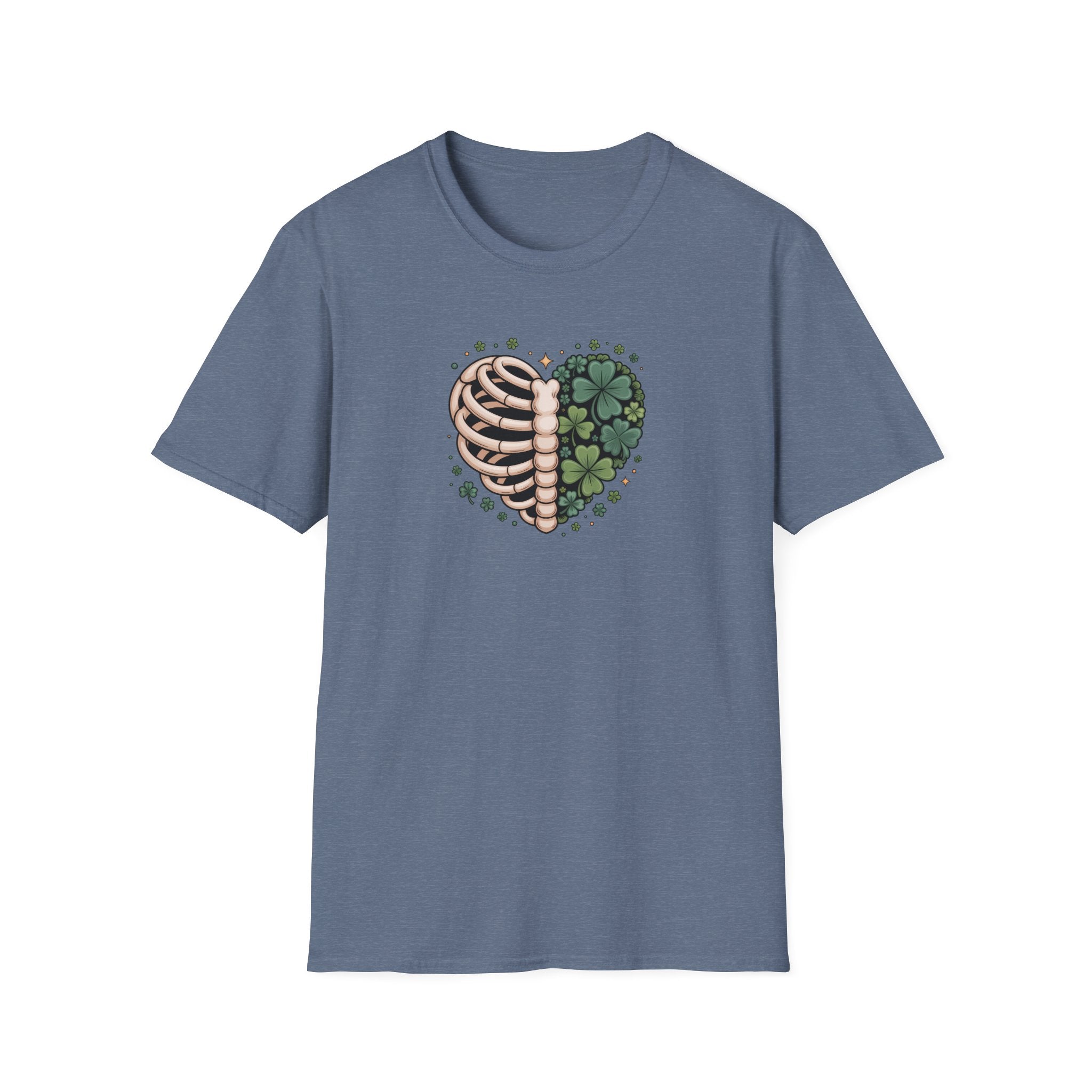 Rib Cage Shamrocks- Unisex Softstyle T-Shirt