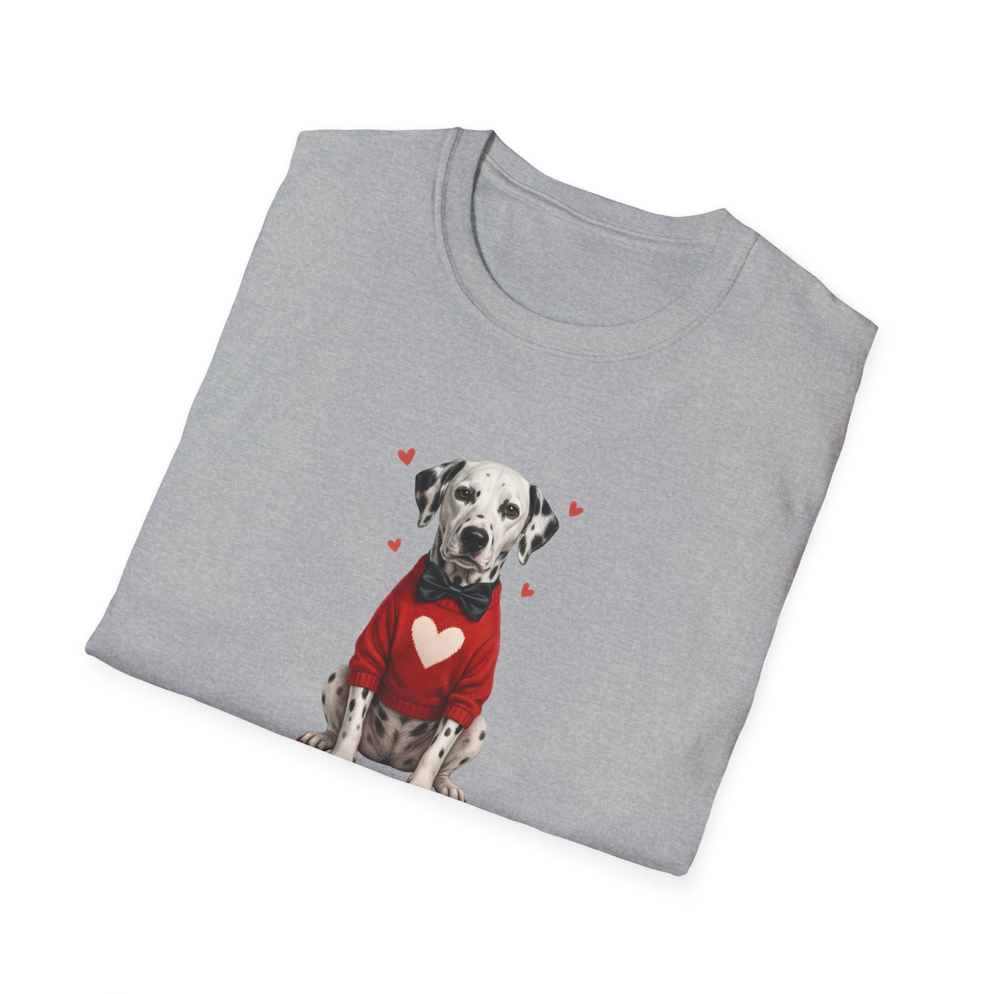 Dalmatian Bowtie- Unisex Softstyle T-Shirt