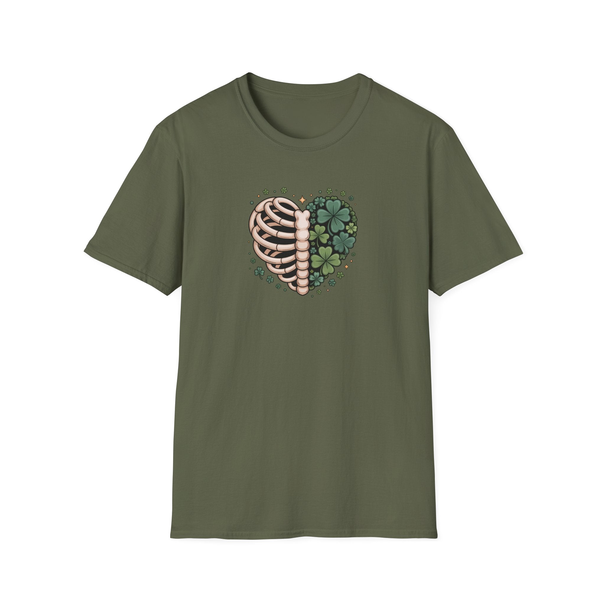 Rib Cage Shamrocks- Unisex Softstyle T-Shirt