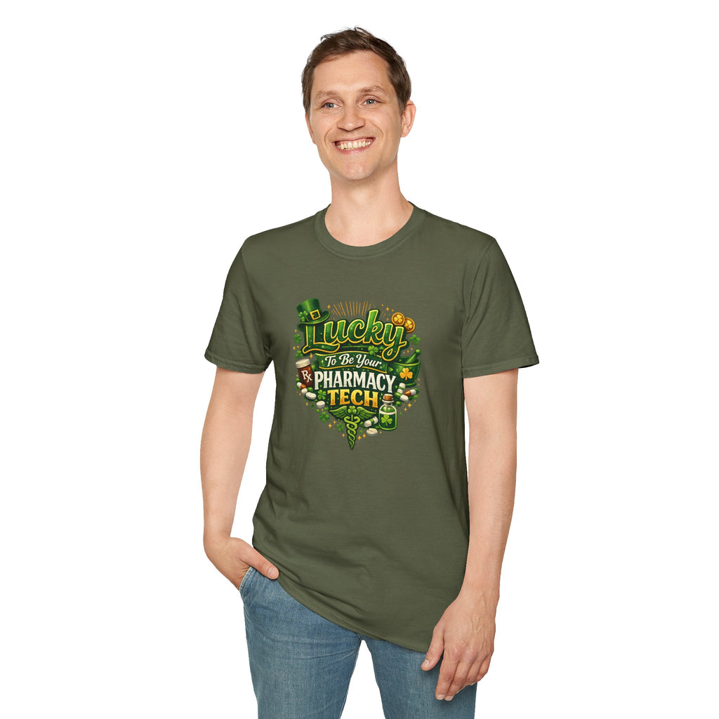 Pharmacy Tech- Unisex Softstyle T-Shirt