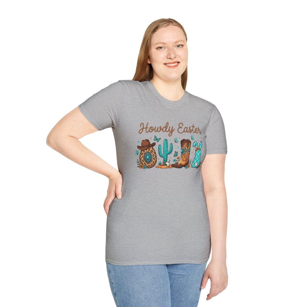 Howdy Easter- Unisex Softstyle T-Shirt
