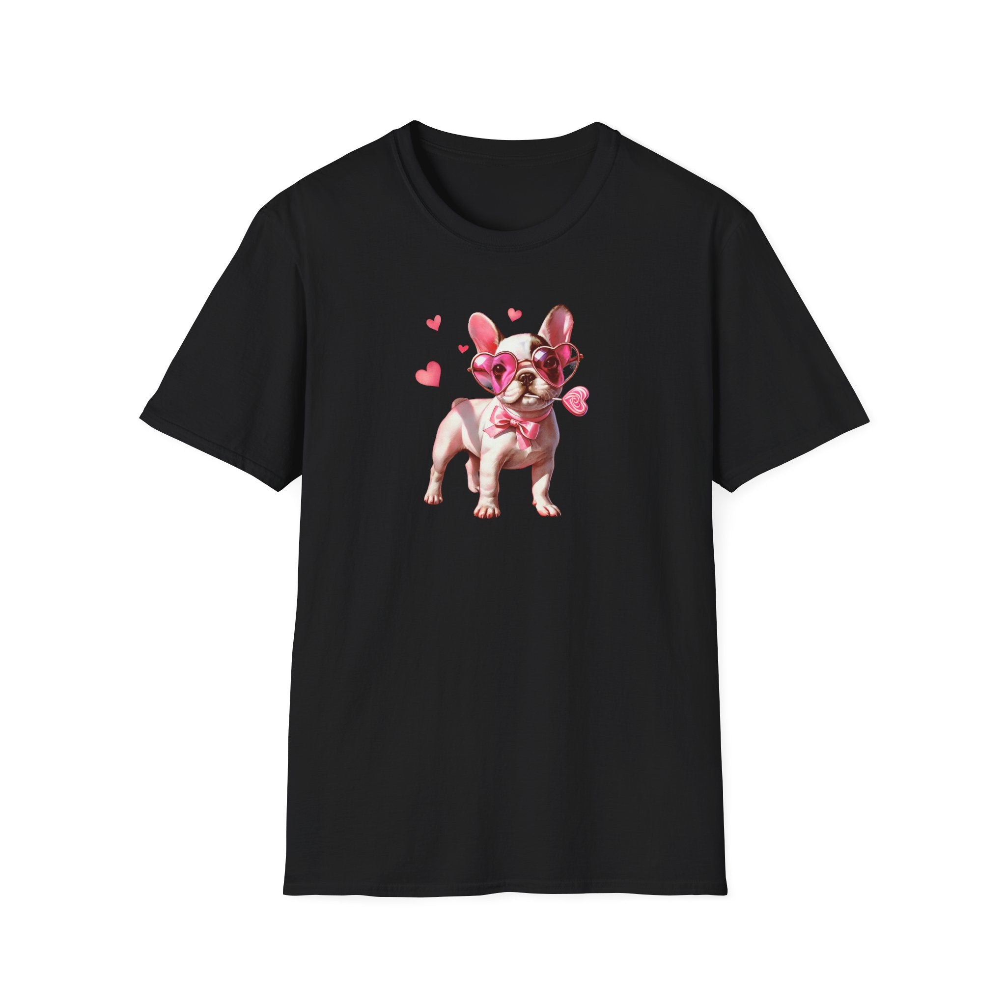 French Bulldog-vUnisex Softstyle T-Shirt