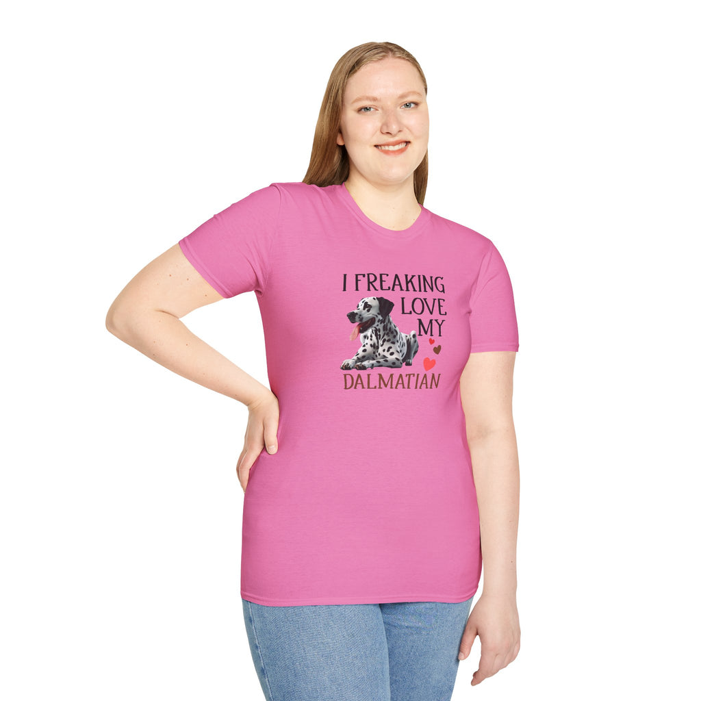 Love My Dalmatian- Unisex Softstyle T-Shirt