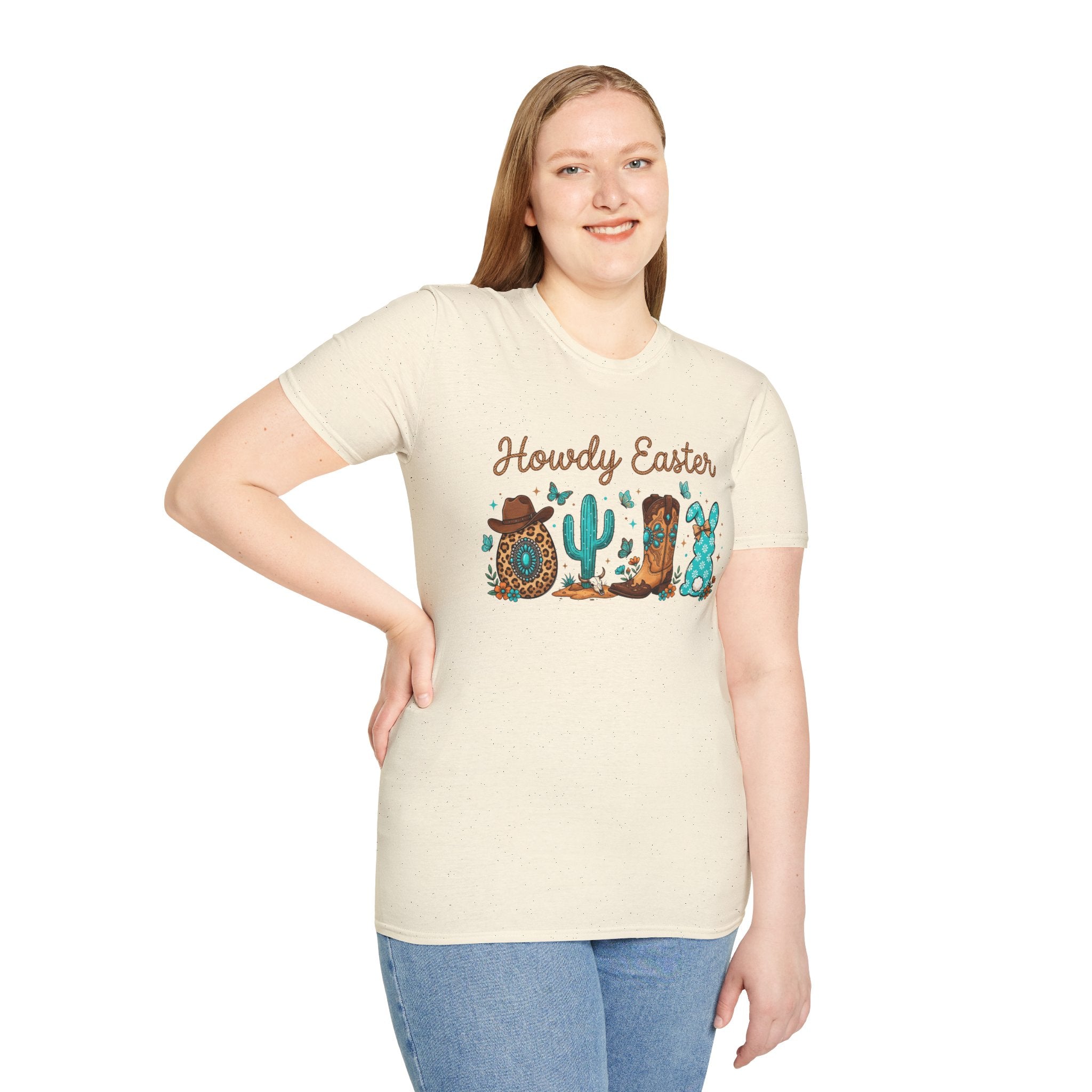 Howdy Easter- Unisex Softstyle T-Shirt