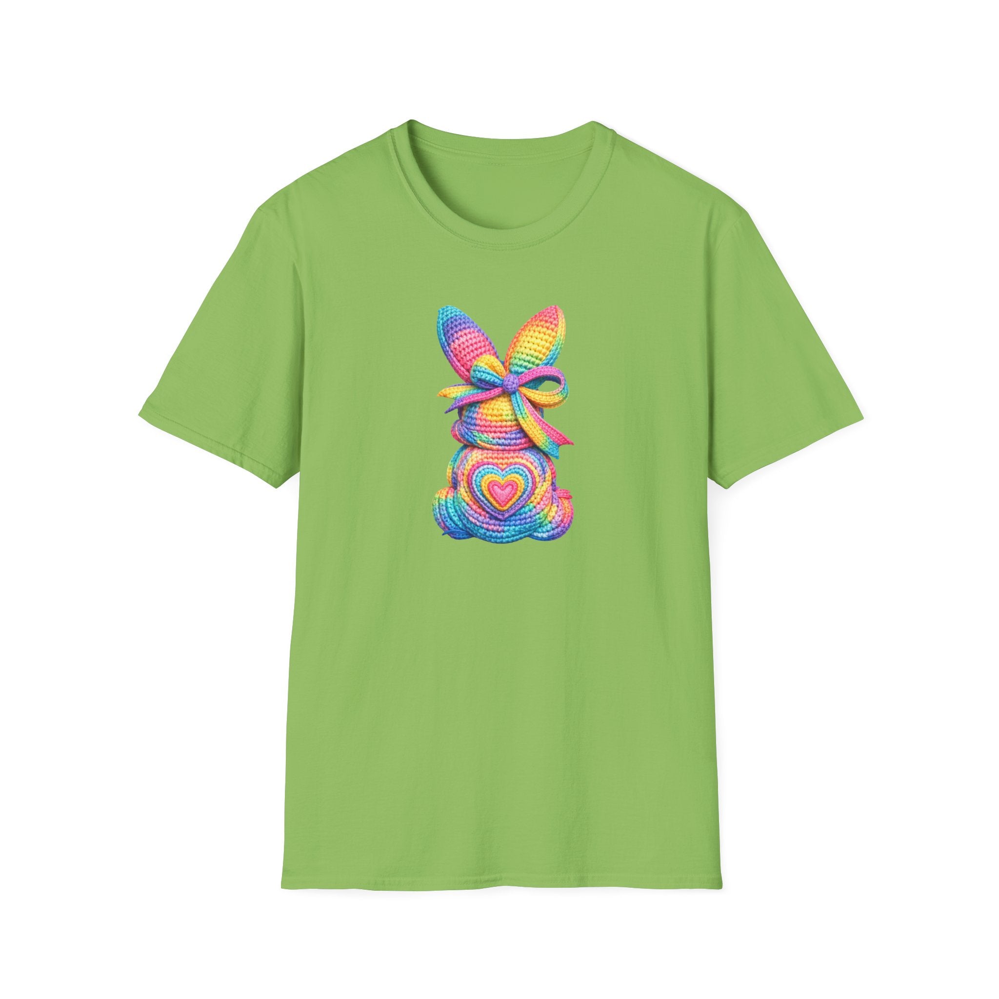Tie Dye Bunny- Unisex Softstyle T-Shirt