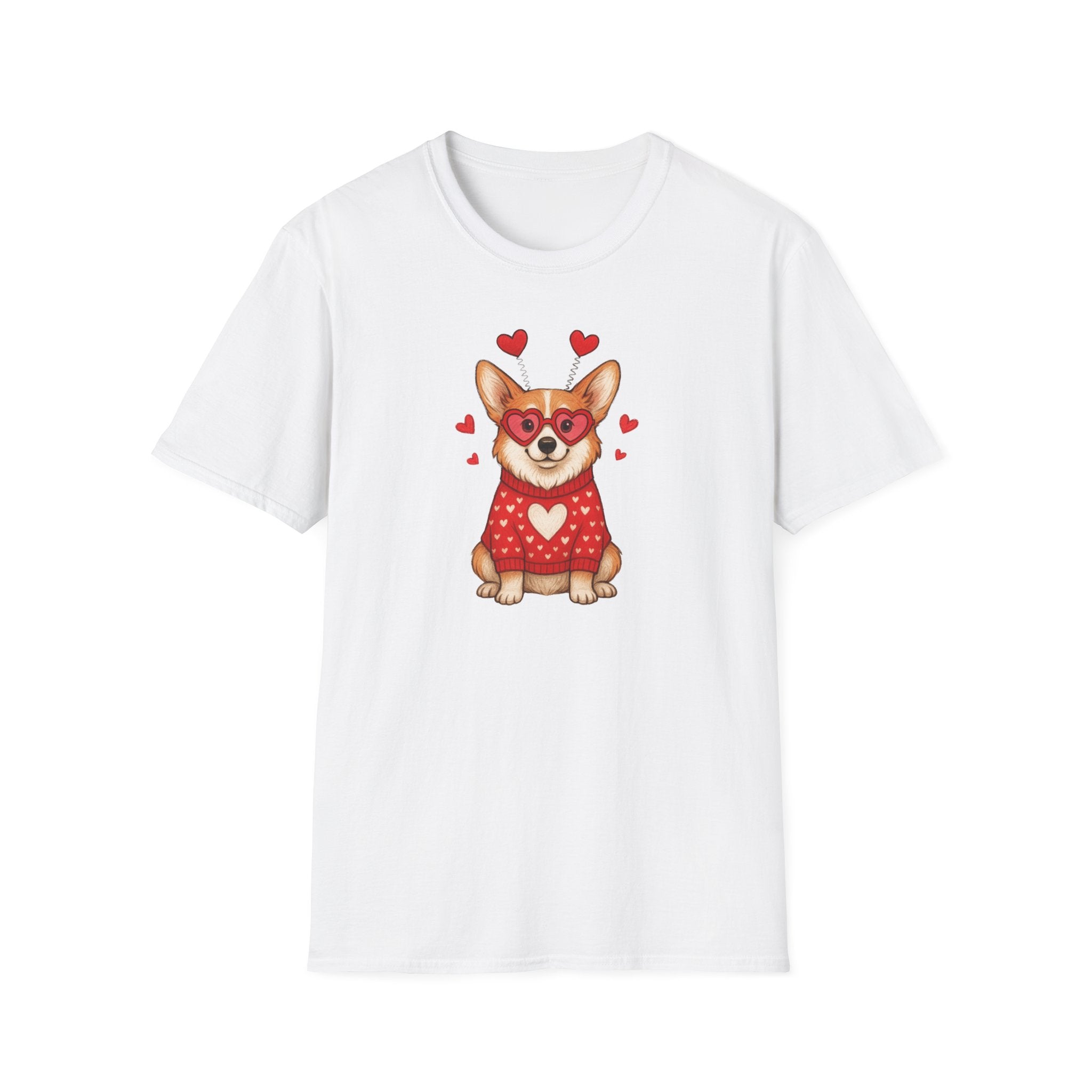 Love A Corgi- Unisex Softstyle T-Shirt