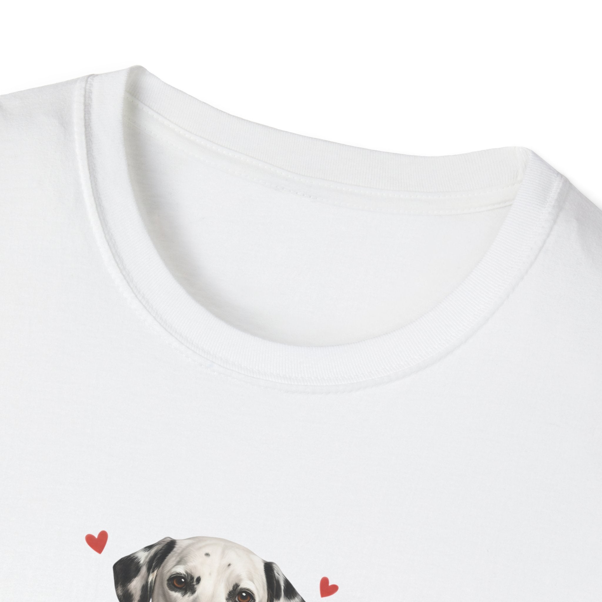 Dalmatian Bowtie- Unisex Softstyle T-Shirt