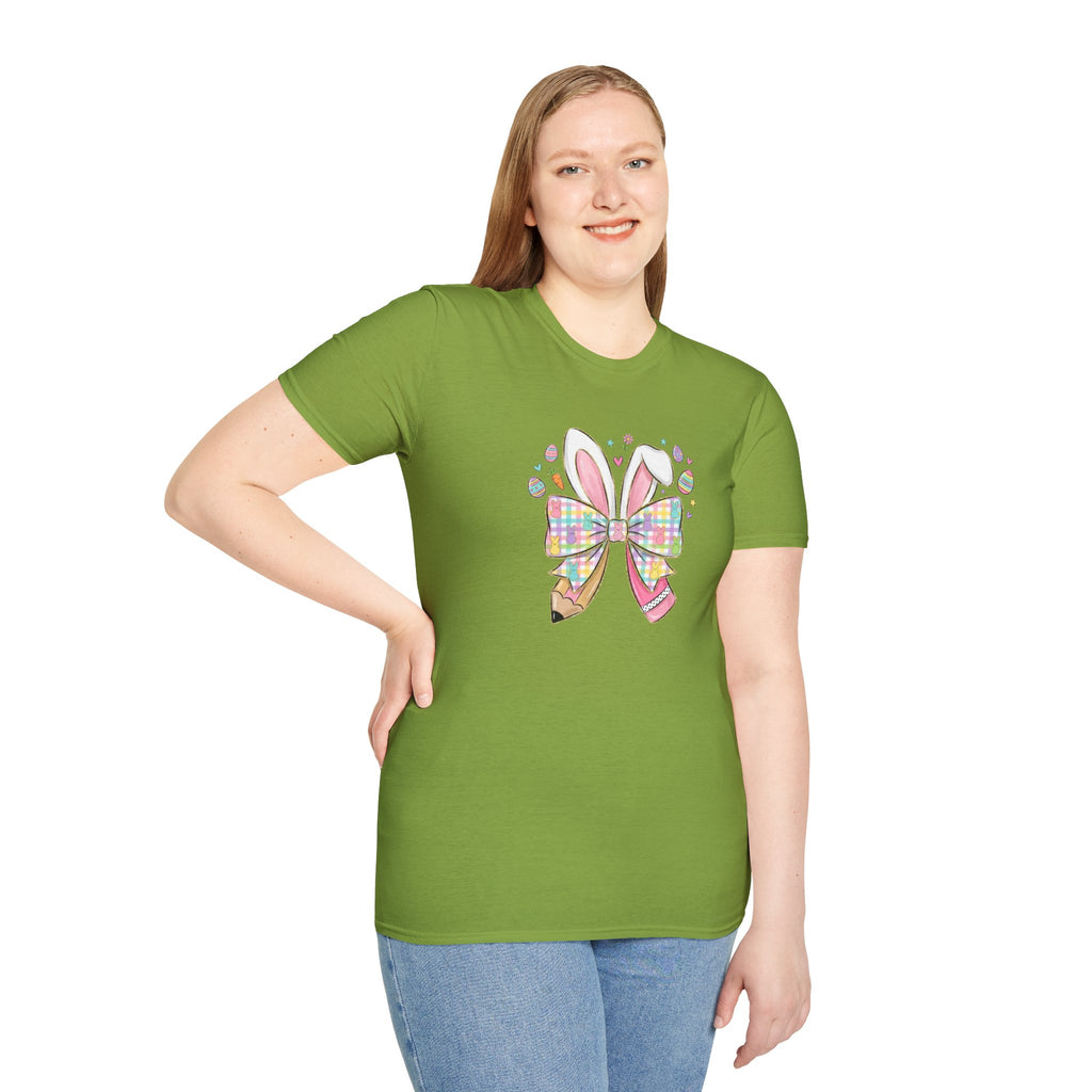Bunny Pencil- Unisex Softstyle T-Shirt