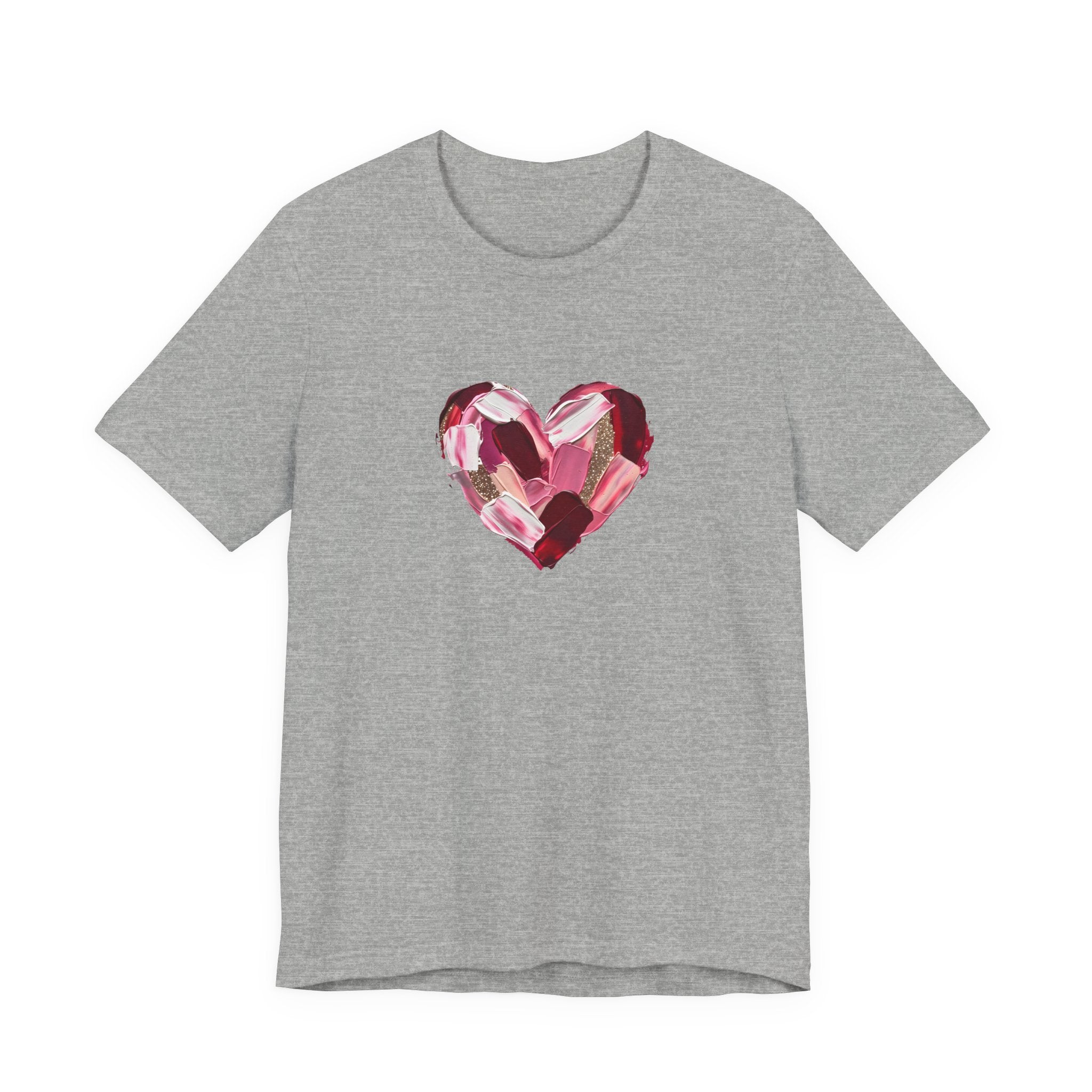 Painted Heart- Unisex Jersey Short Sleeve Tee