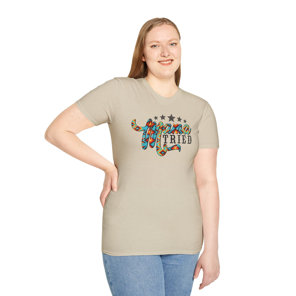 Mama Tried Western- Unisex Softstyle T-Shirt