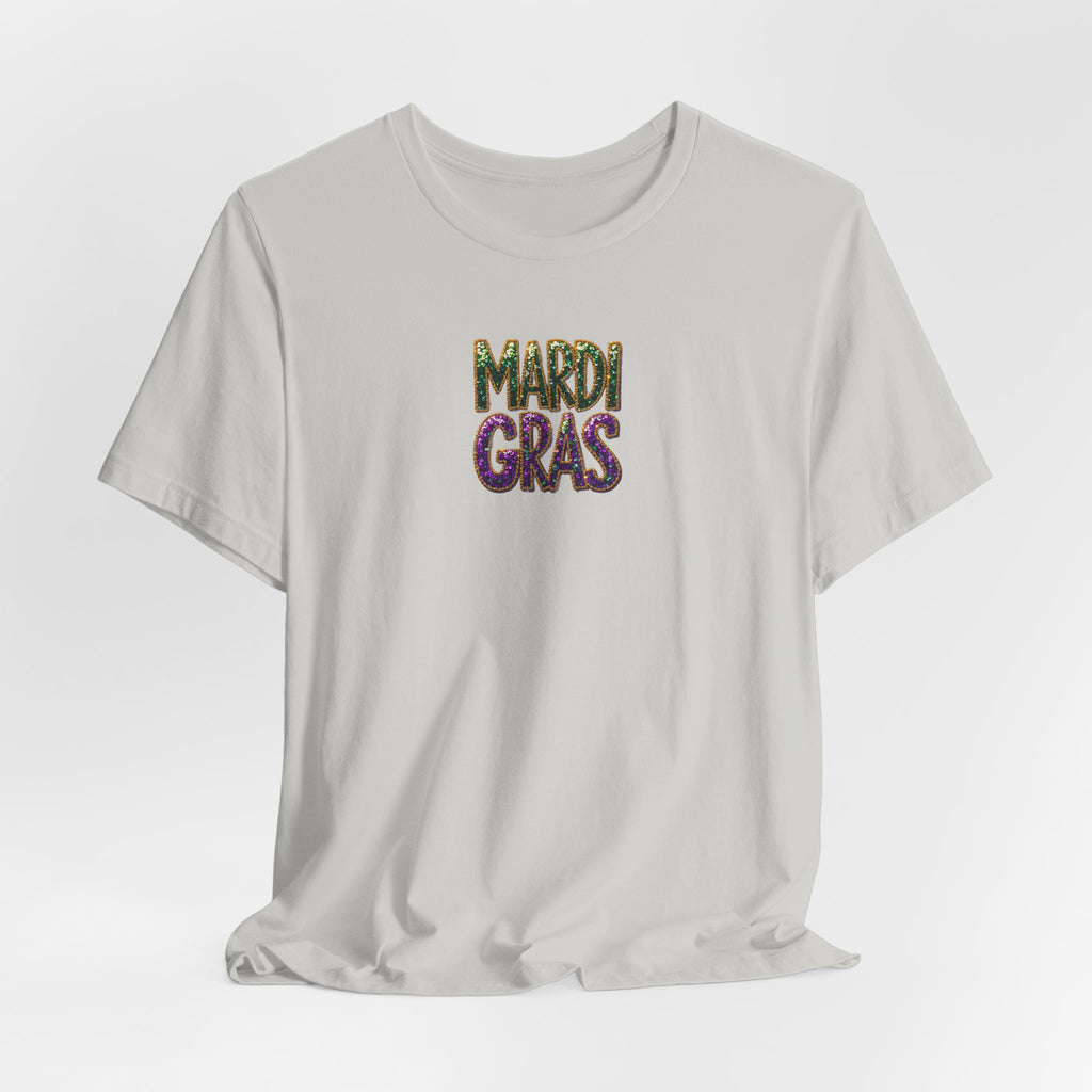Sparkle Mardi Gras- Unisex Jersey Short Sleeve Tee