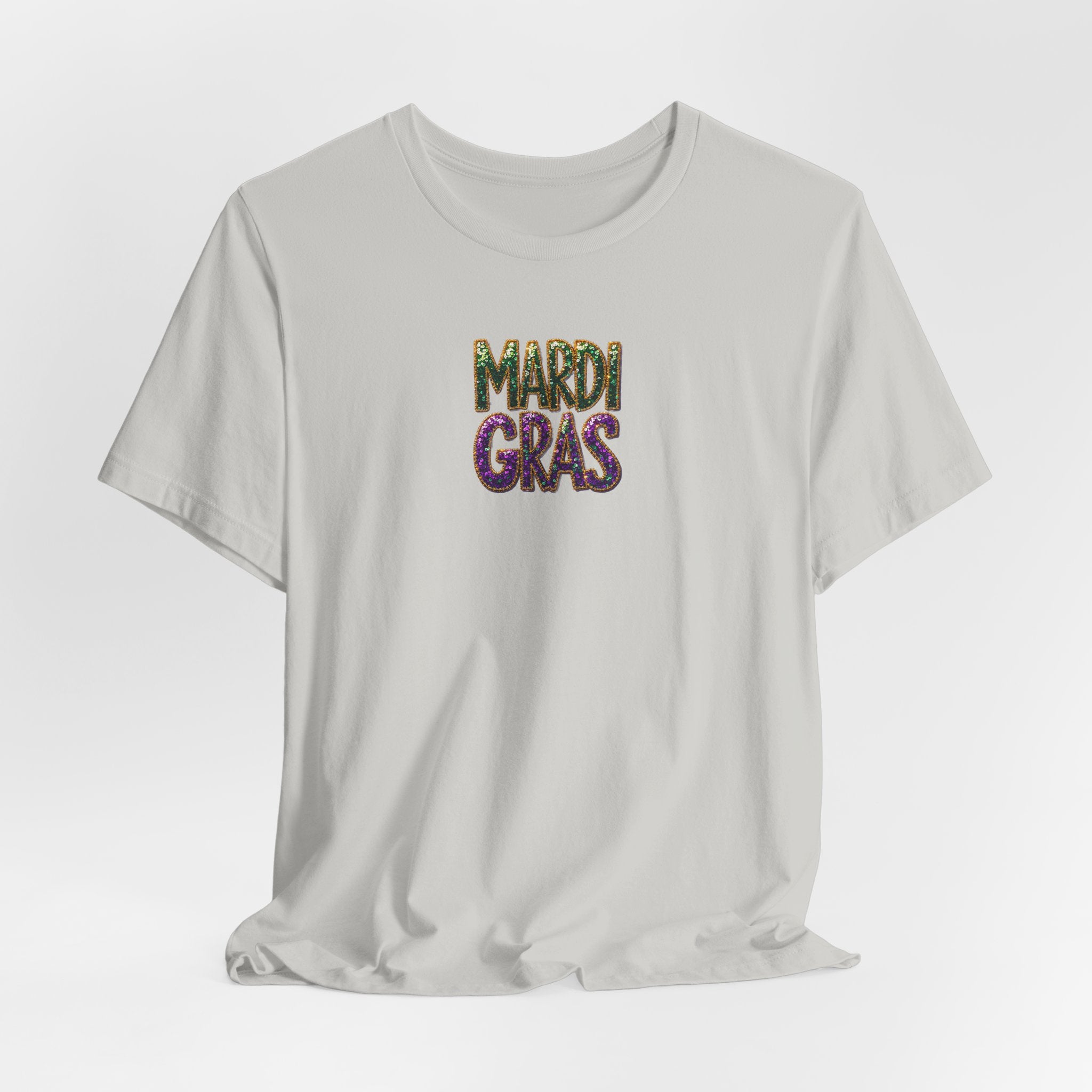 Sparkle Mardi Gras- Unisex Jersey Short Sleeve Tee