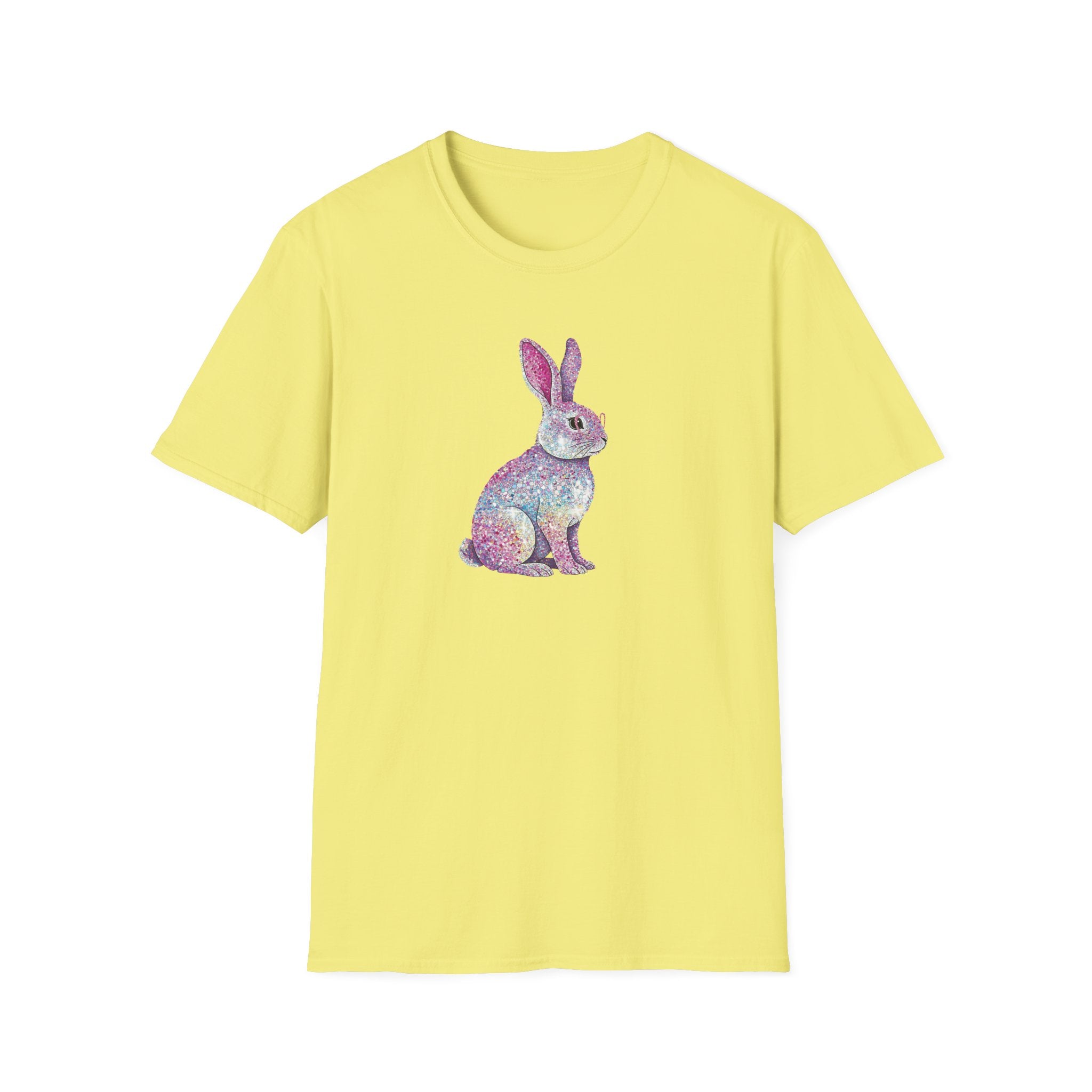 Glitter Bunny- Unisex Softstyle T-Shirt