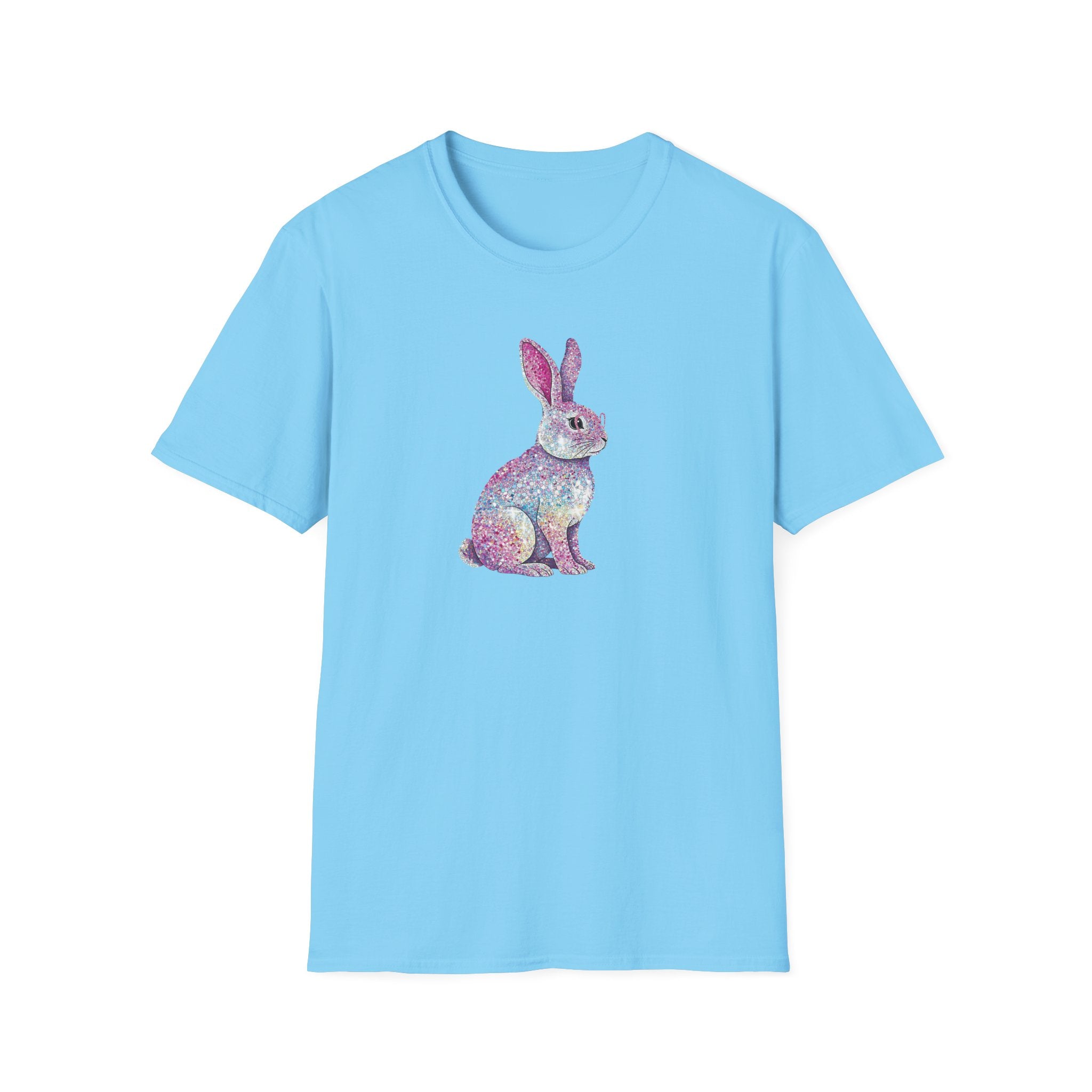 Glitter Bunny- Unisex Softstyle T-Shirt